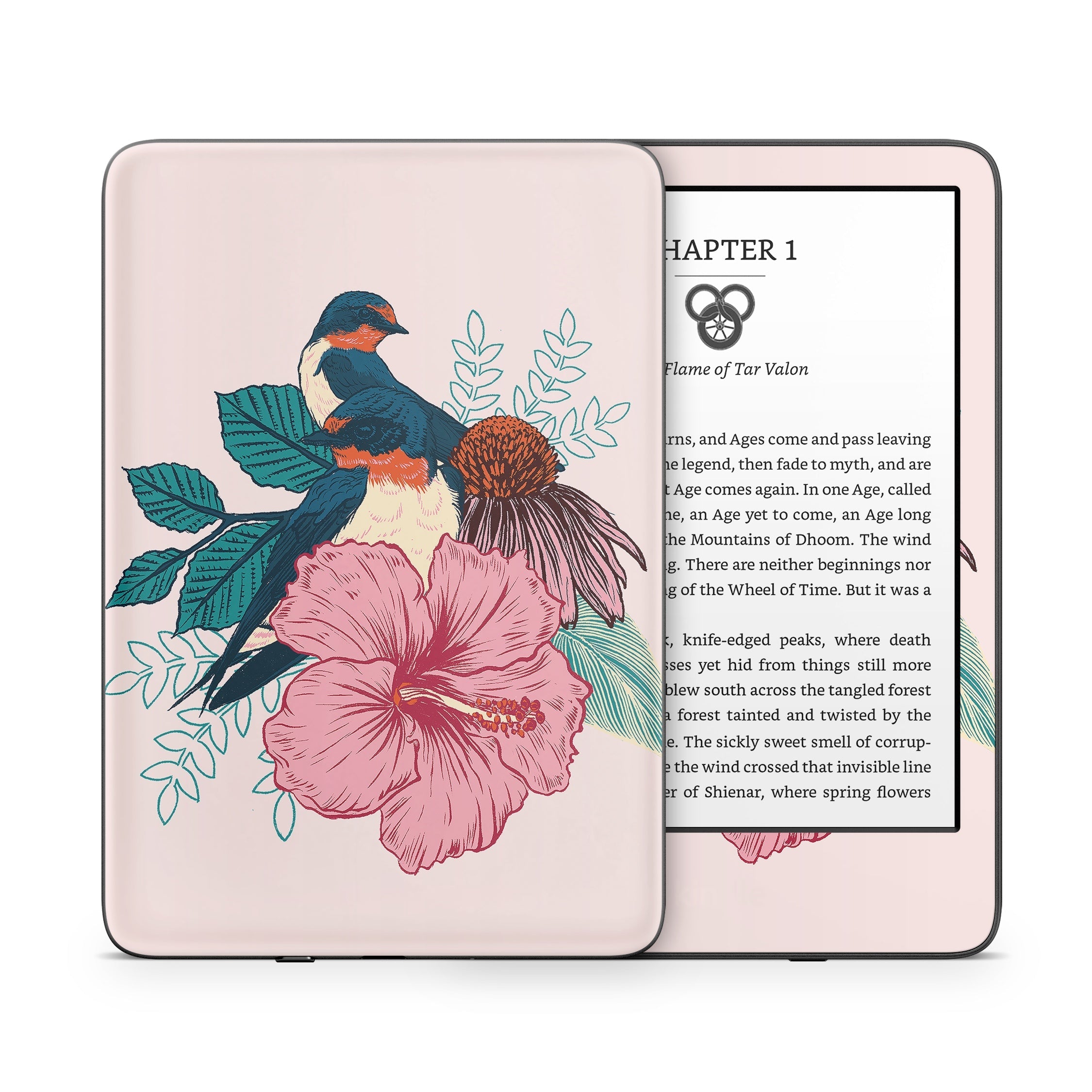 Barn Swallows - Amazon Kindle Skin