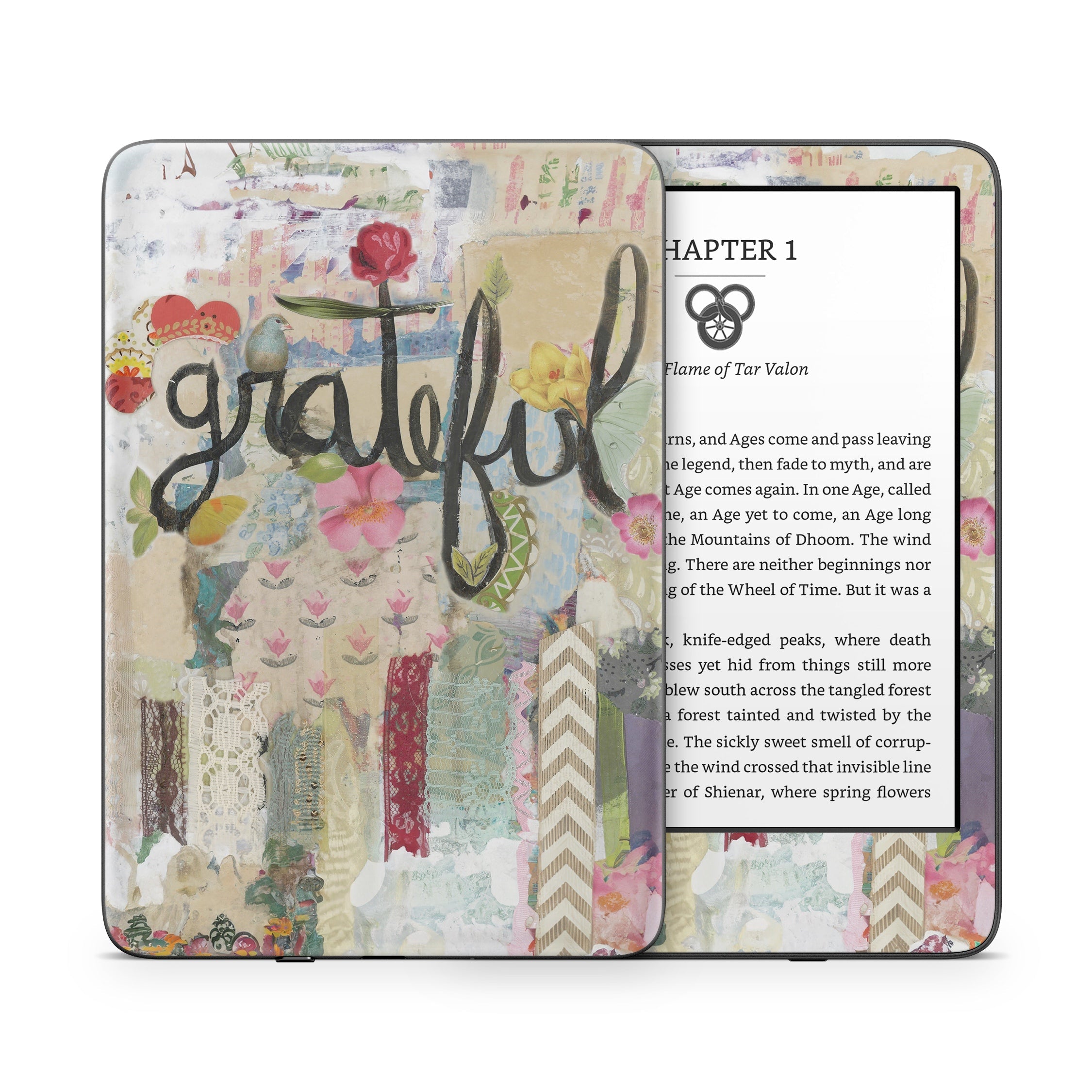 Grateful - Amazon Kindle Skin