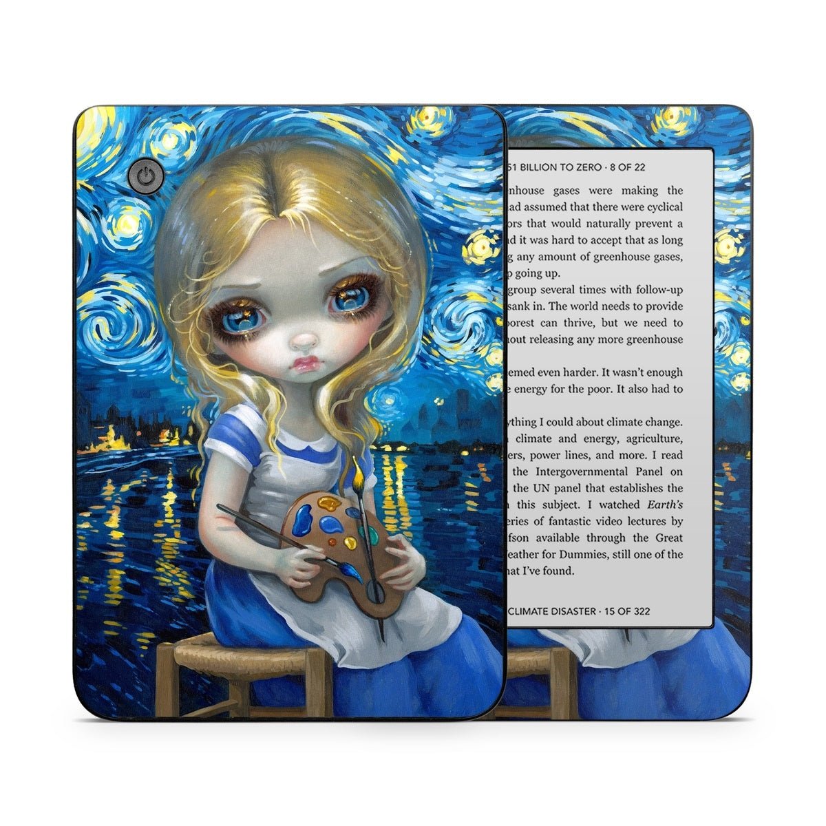 Alice in a Van Gogh - Kobo Clara 2E Skin