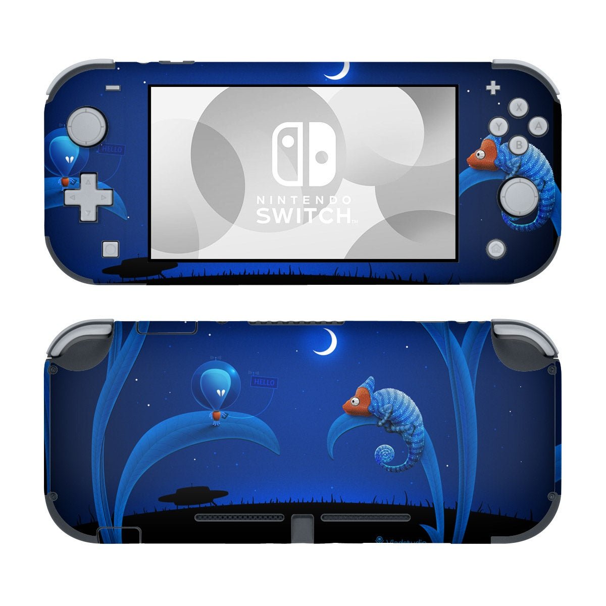 Alien and Chameleon - Nintendo Switch Lite Skin