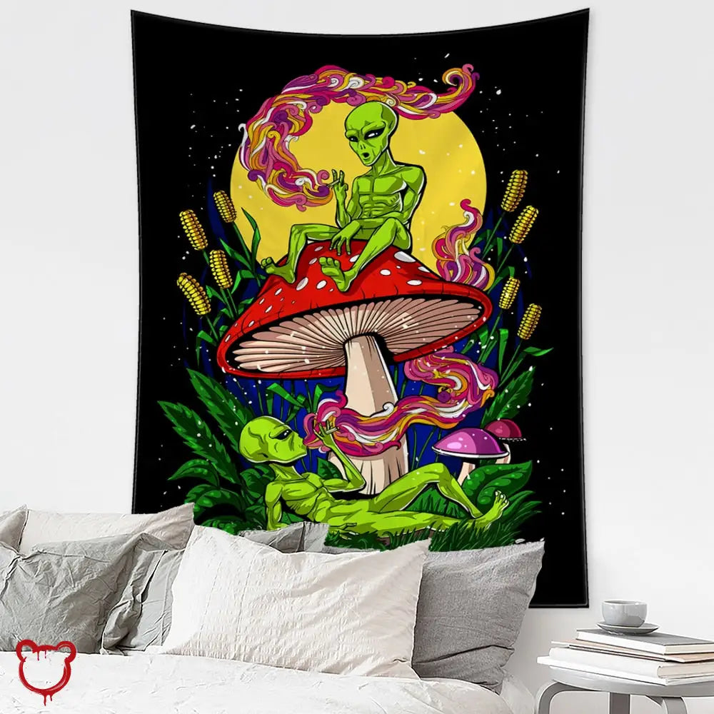 “Alien Psychedelic” Tapestry