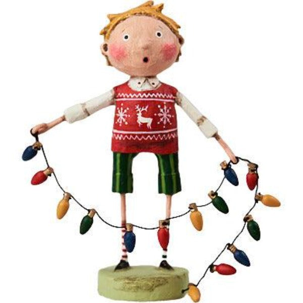 All Lit Up Holiday Figurine by Lori Mitchell