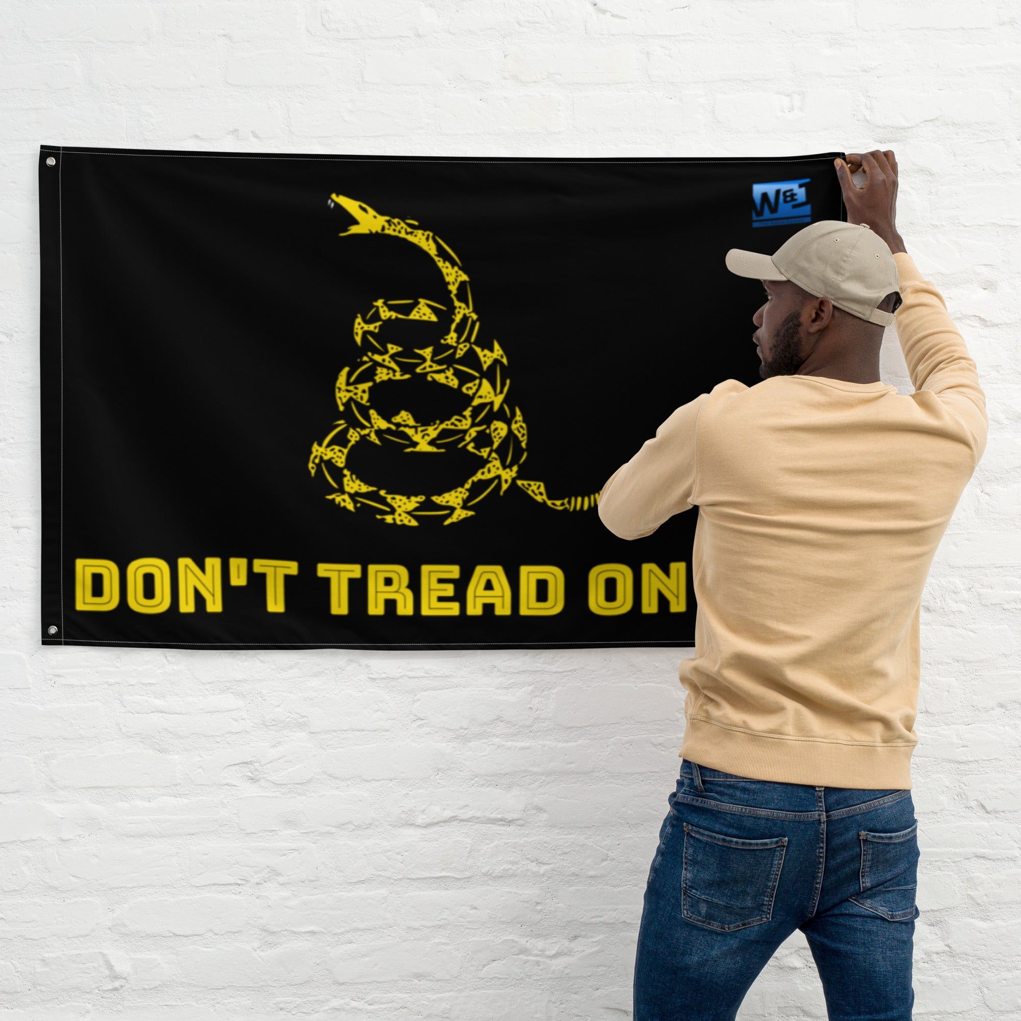 Walton &amp;amp; Johnson - Gadsden Flag Black