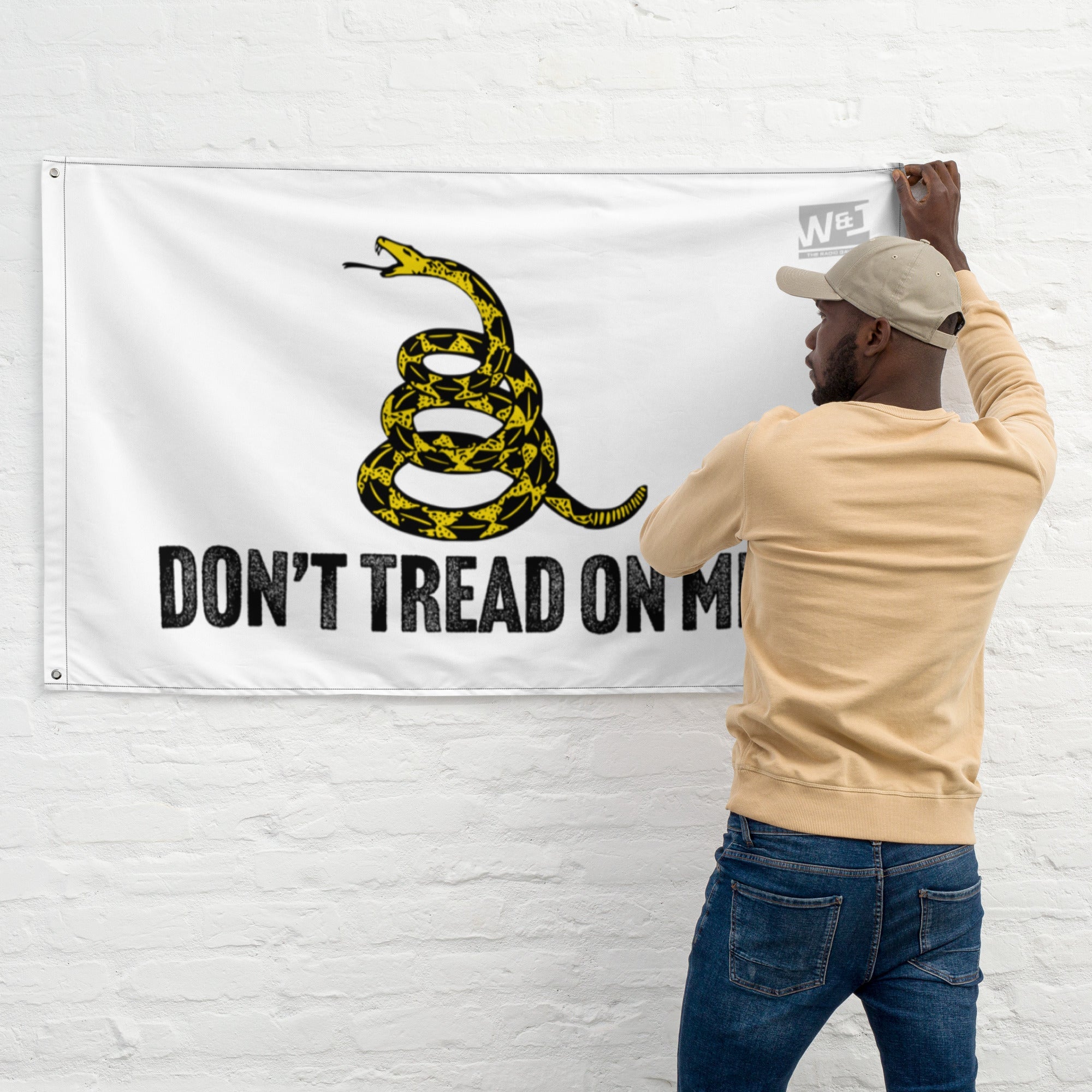 Walton &amp;amp; Johnson - Gadsden Flag White