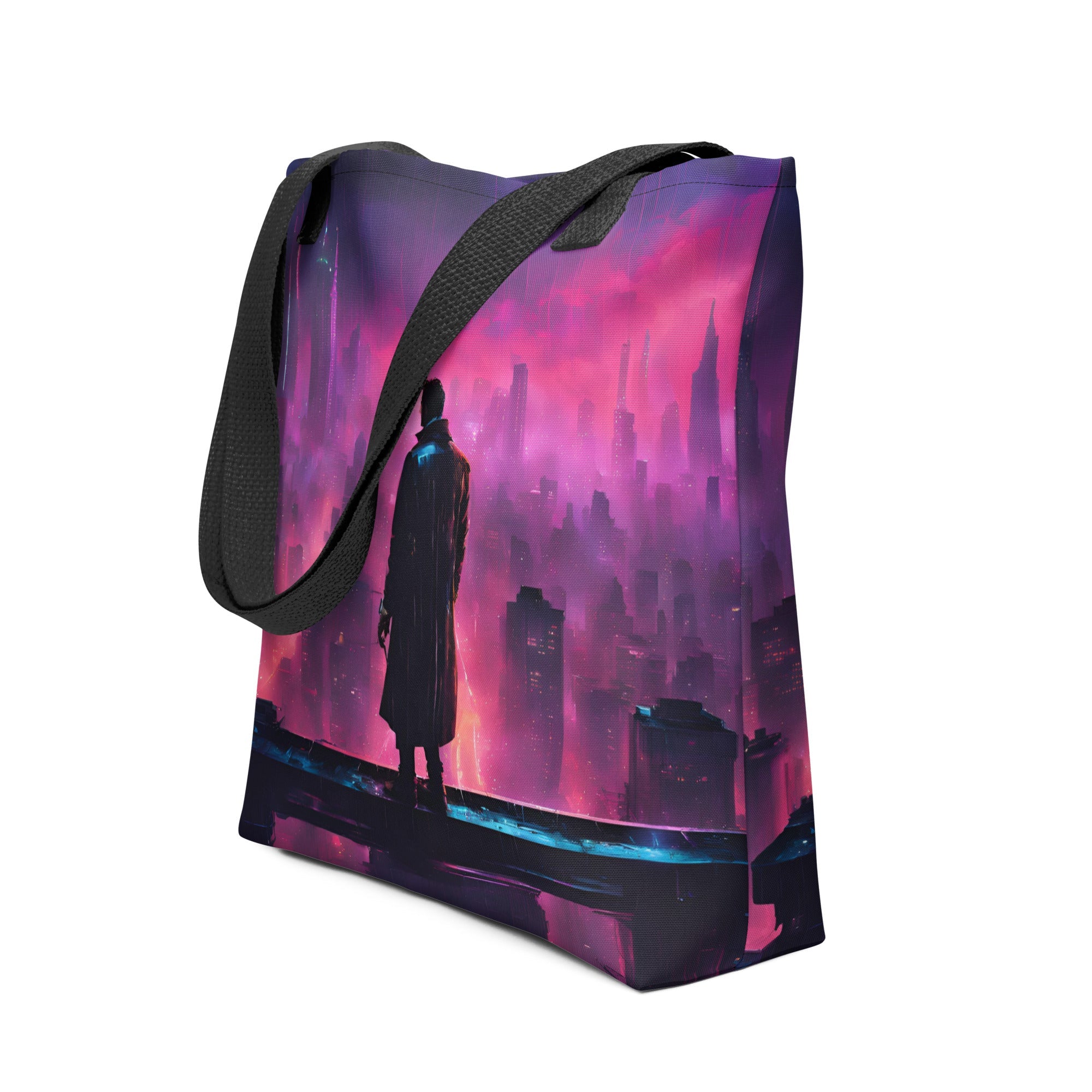 Rooftop Surveillance 6 All-Over Print Tote Bag
