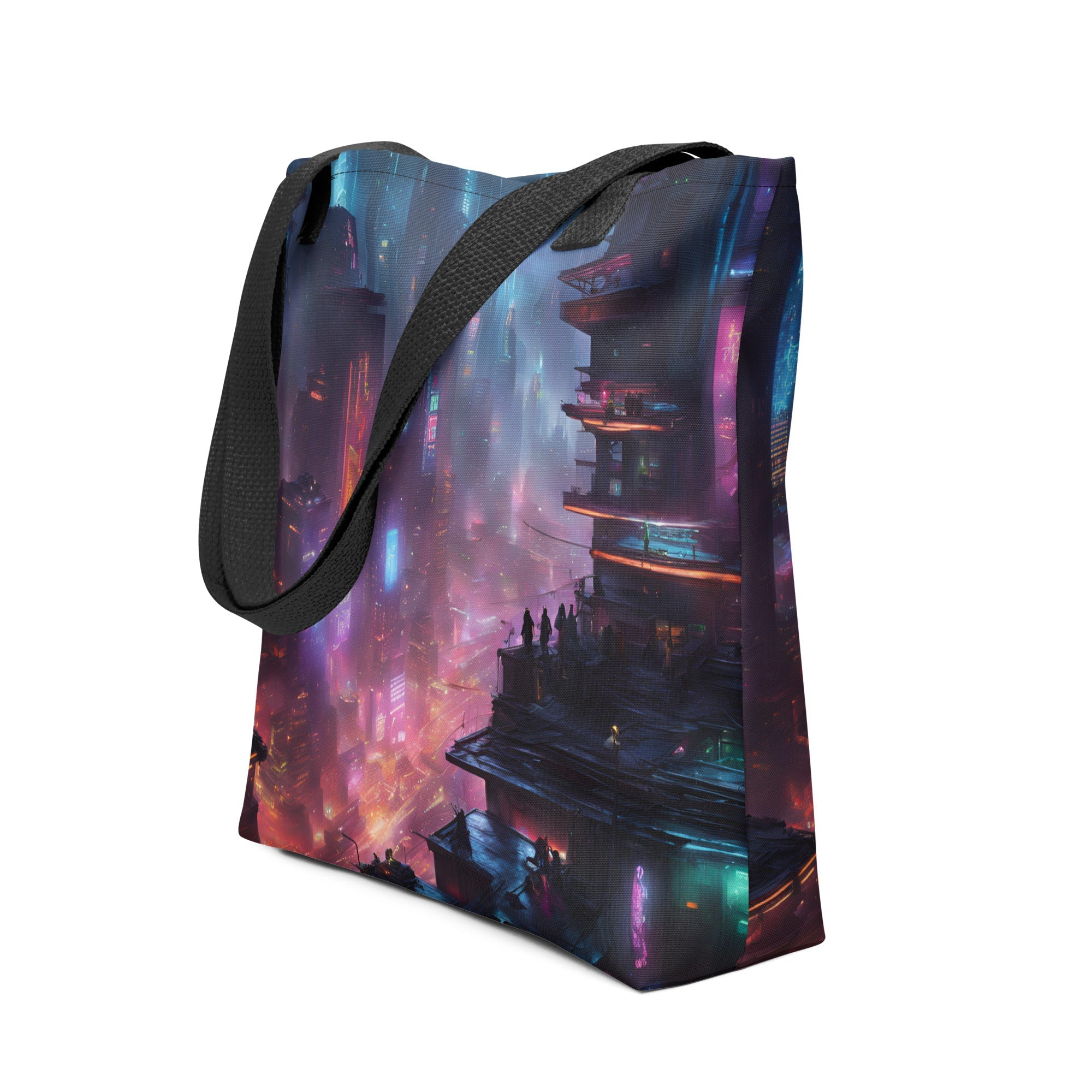 Rooftop Surveillance 9 All-Over Print Tote Bag