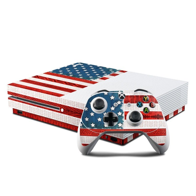 American Tribe - Microsoft Xbox One S Console and Controller Kit Skin