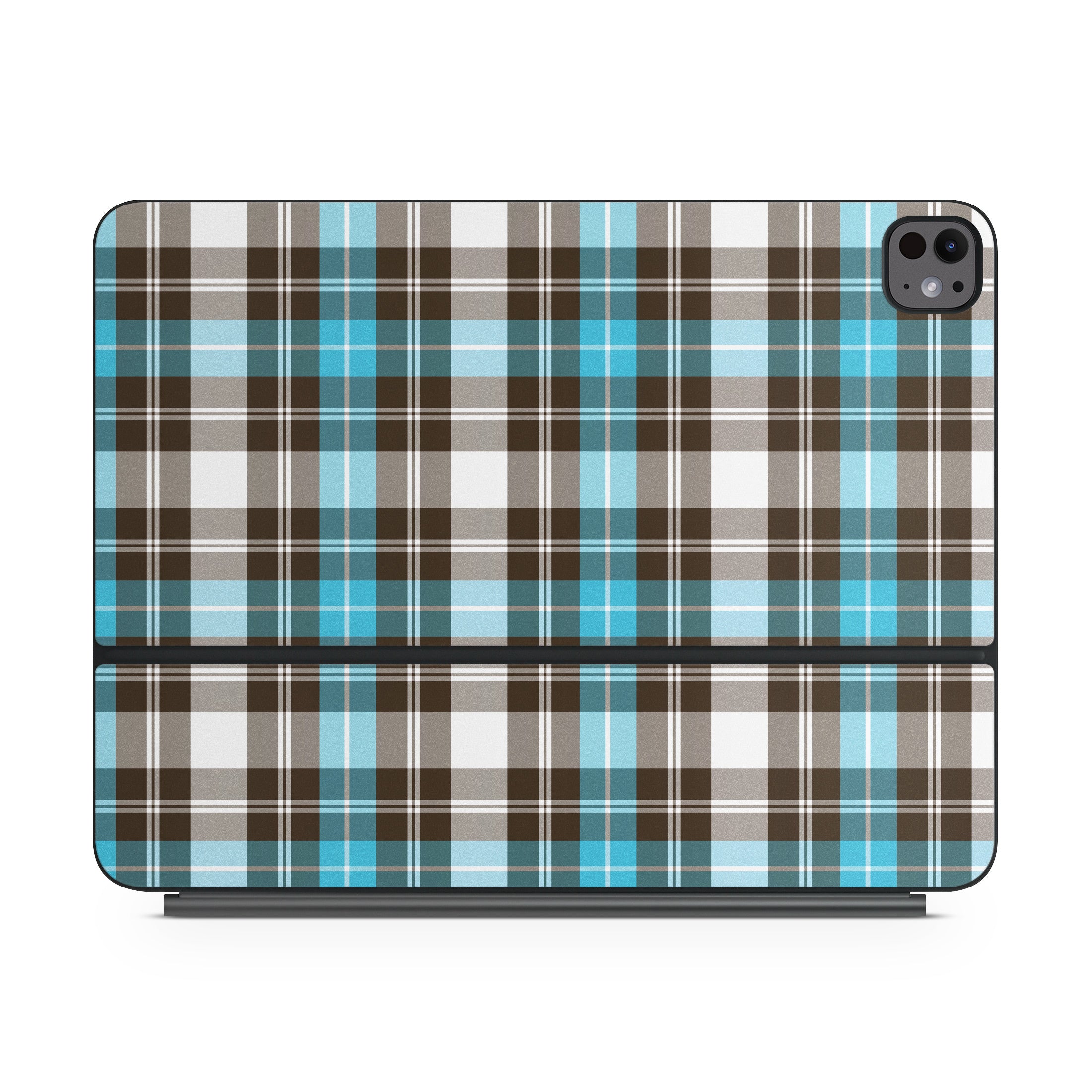 Turquoise Plaid - Apple Magic Keyboard for iPad Skin