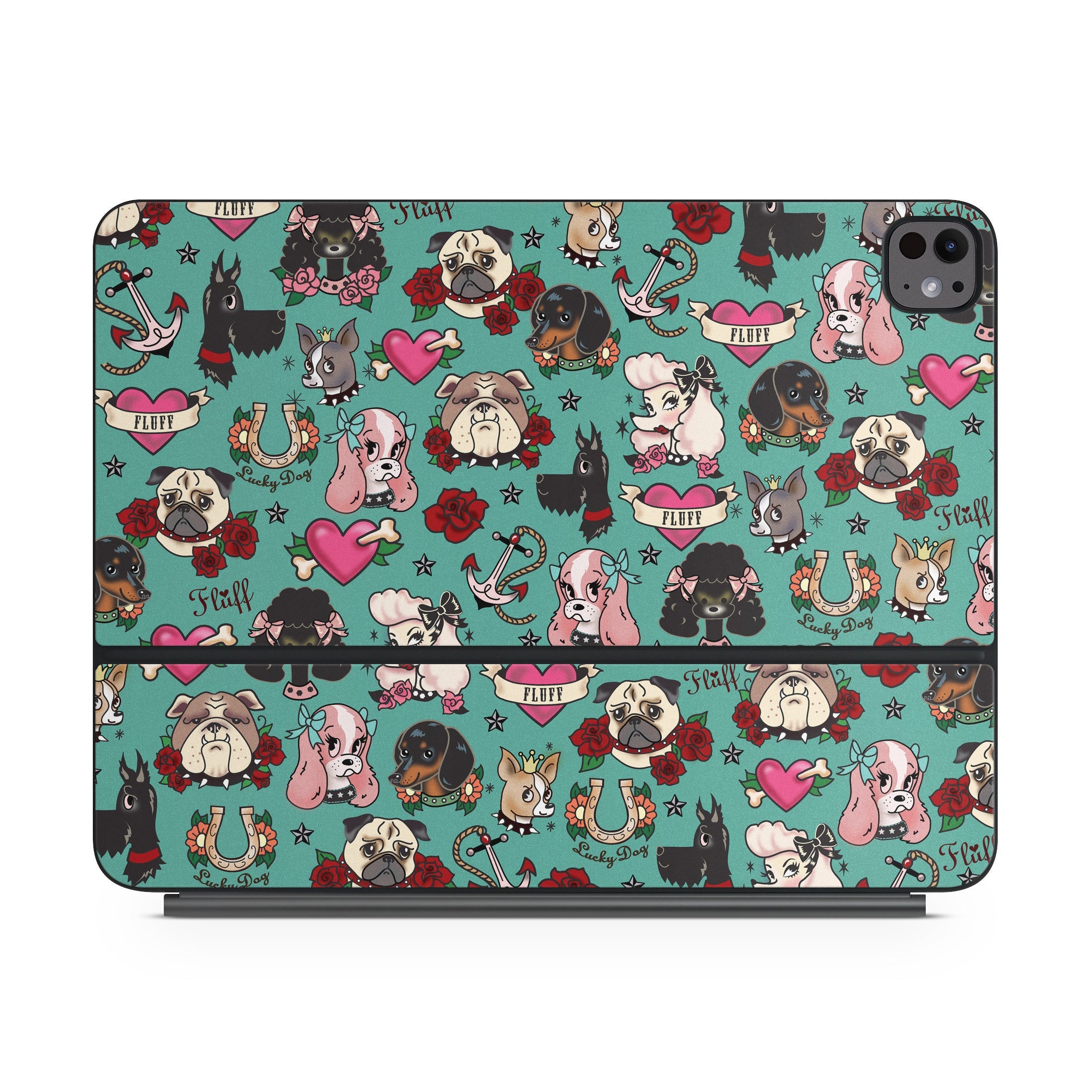 Tattoo Dogs - Apple Magic Keyboard for iPad Skin