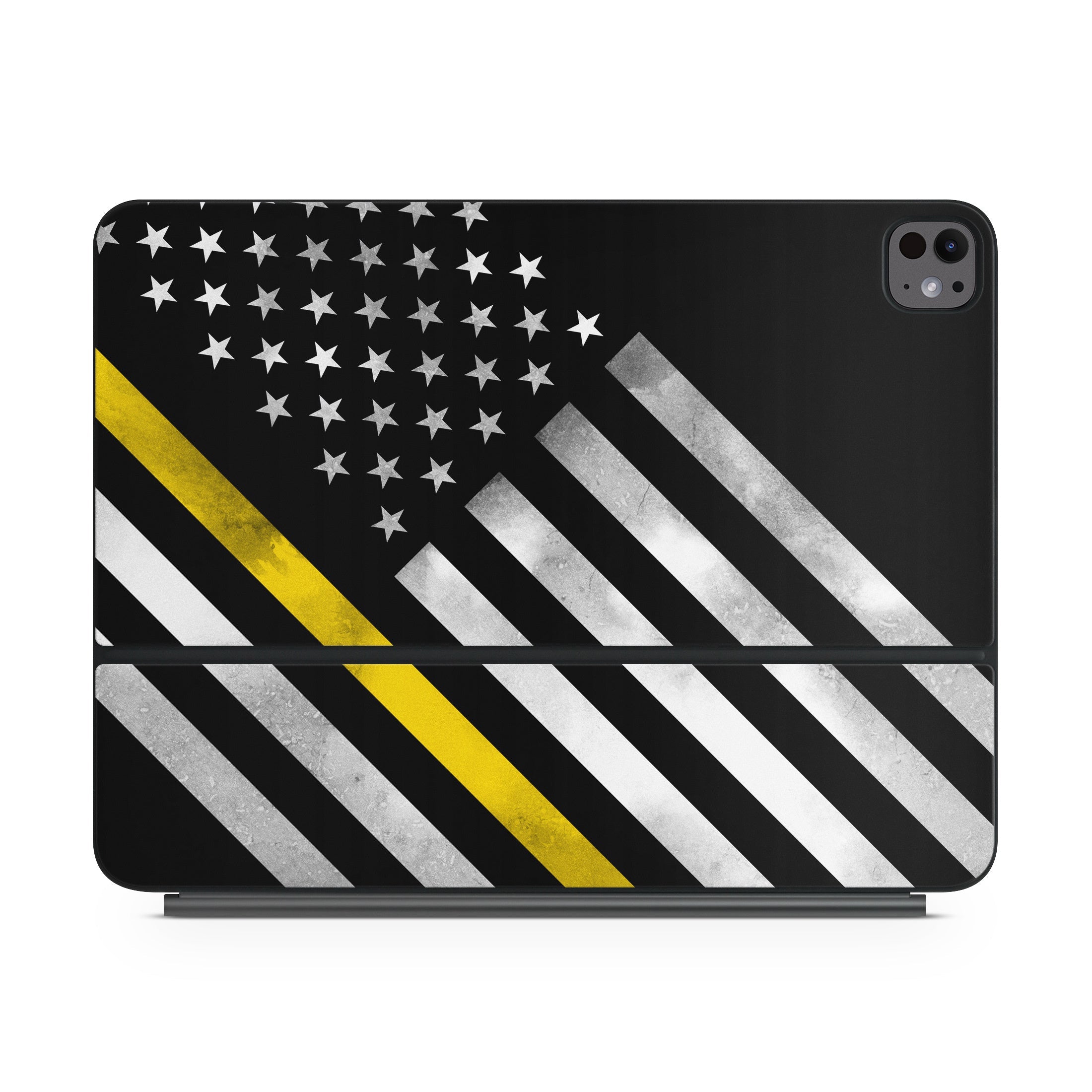 Thin Yellow Line Hero - Apple Magic Keyboard for iPad Skin