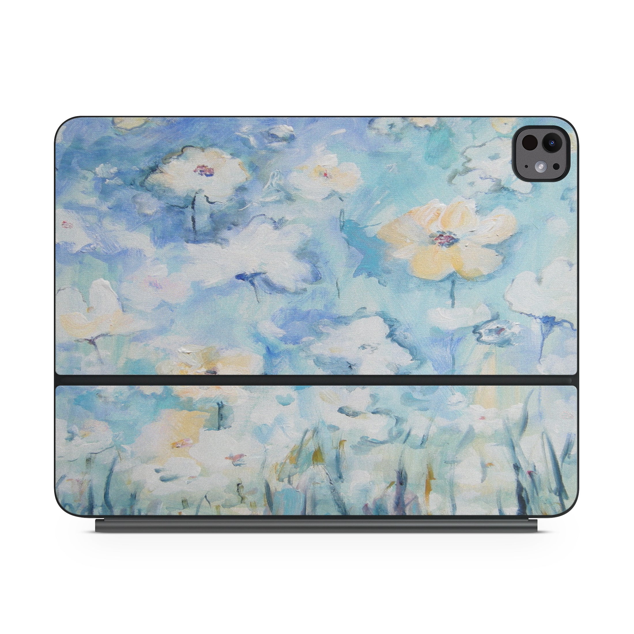 White &amp;amp; Blue - Apple Magic Keyboard for iPad Skin