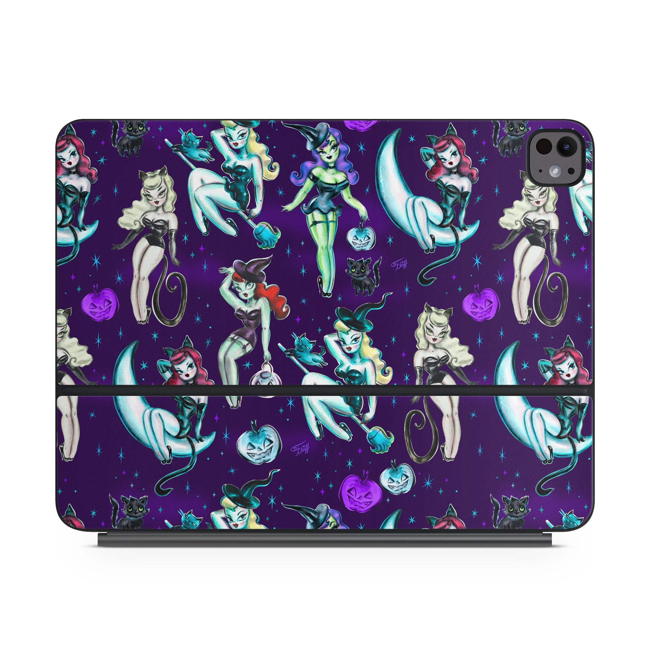 Witches and Black Cats - Apple Magic Keyboard for iPad Skin
