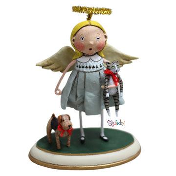 Animal Keeper Angel Figurine by Lori Mitchell