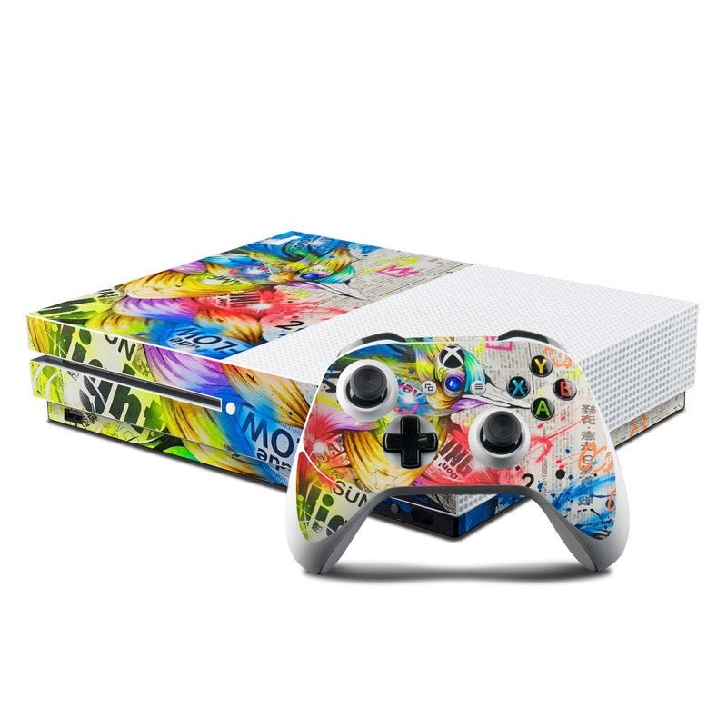 Aoitori - Microsoft Xbox One S Console and Controller Kit Skin
