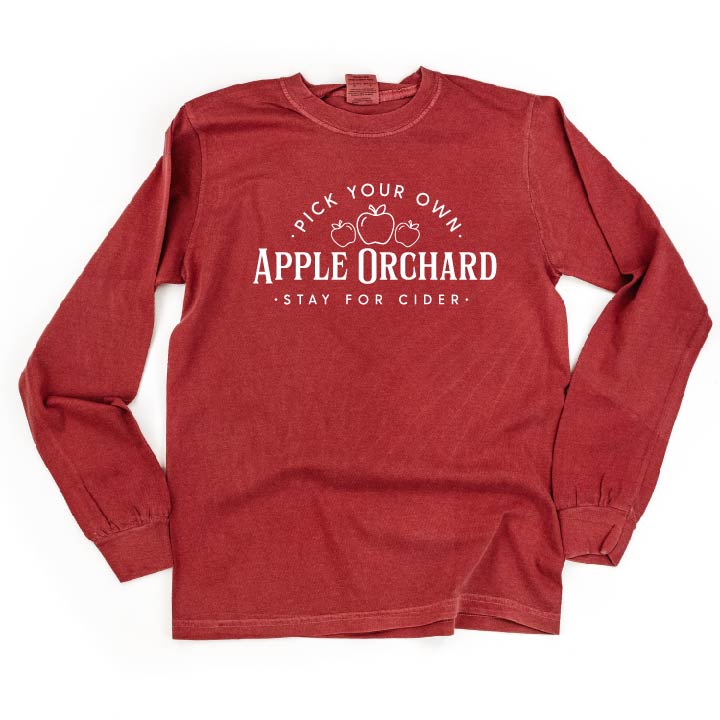 Apple Orchard - Long Sleeve Comfort Colors Tee