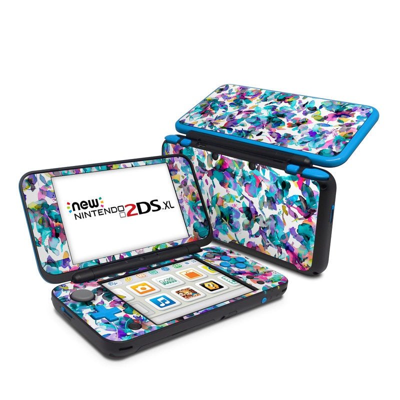 Aquatic Flowers - Nintendo 2DS XL Skin