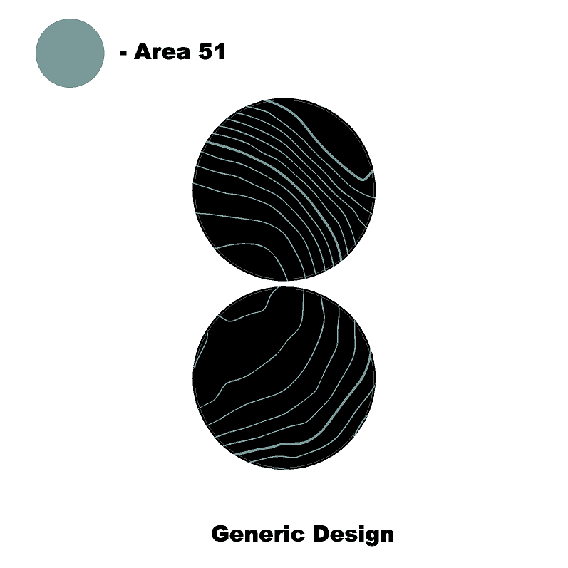 Topo Cup Holder Inserts (Printed Series + Acrylic) - 2021+ Bronco