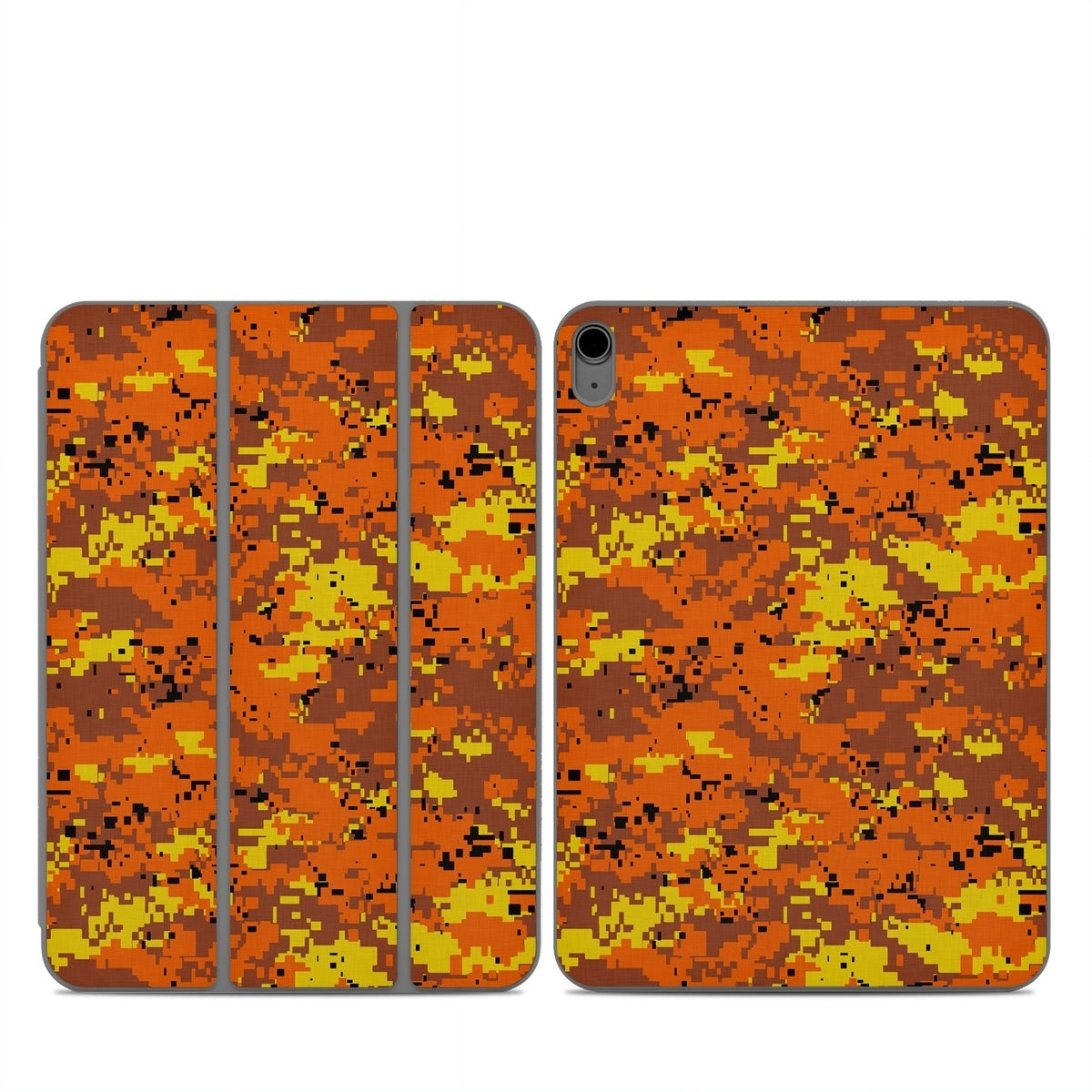 Digital Orange Camo - Apple Smart Folio Skin