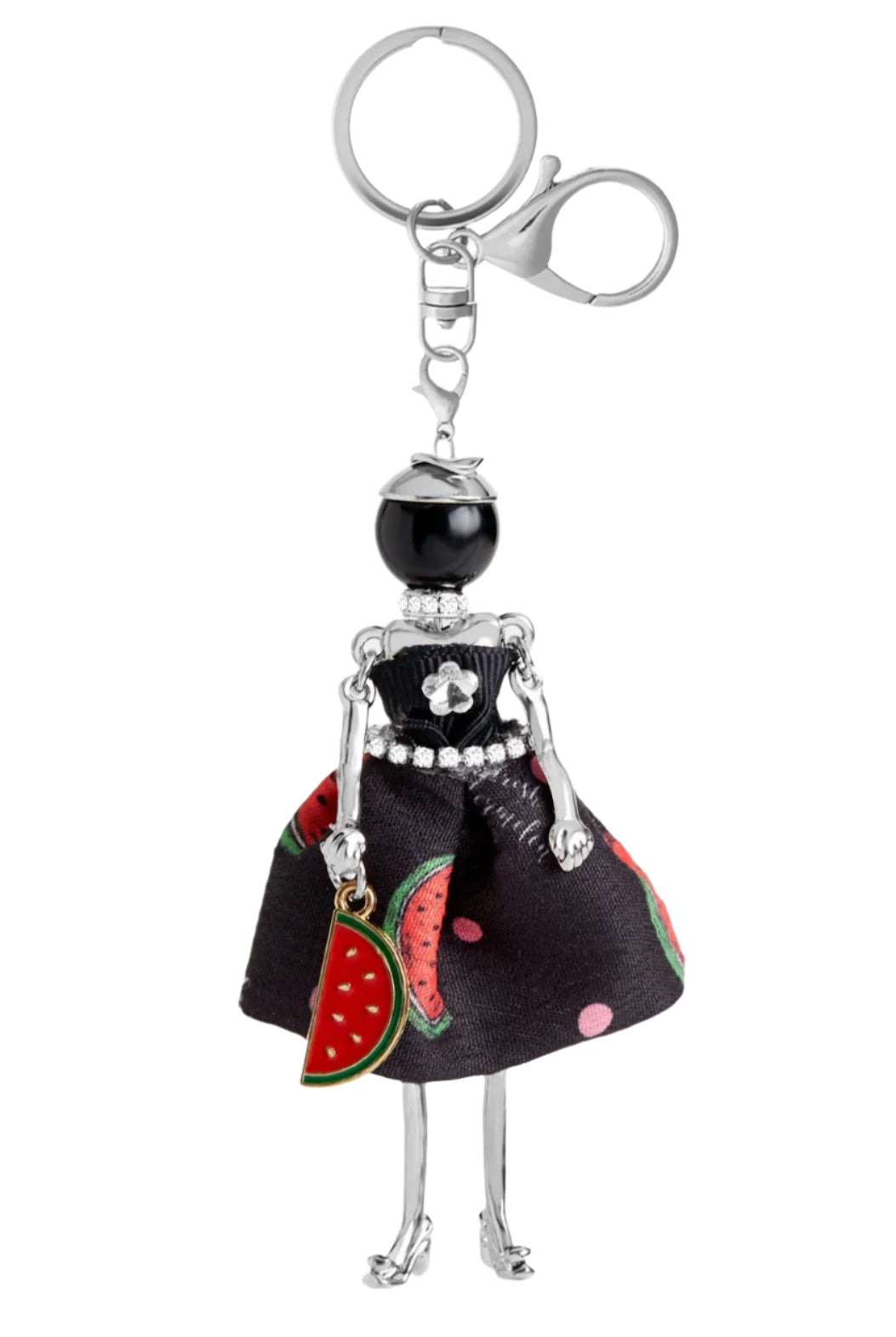 Coco + Carmen Charming Ladies Bag Charm + Key Fob - Brenda
