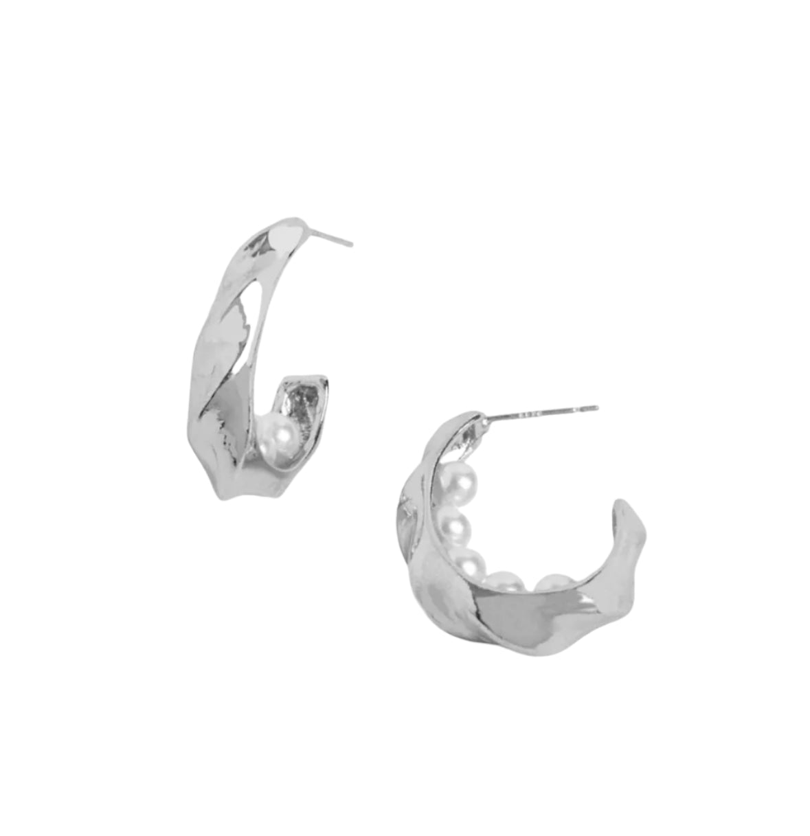 Ripple Pearl Earrings