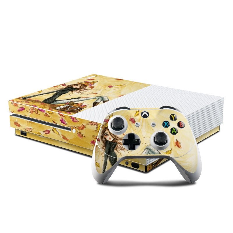 Autumn Leaves - Microsoft Xbox One S Console and Controller Kit Skin