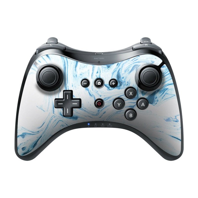 Azul Marble - Nintendo Wii U Pro Controller Skin