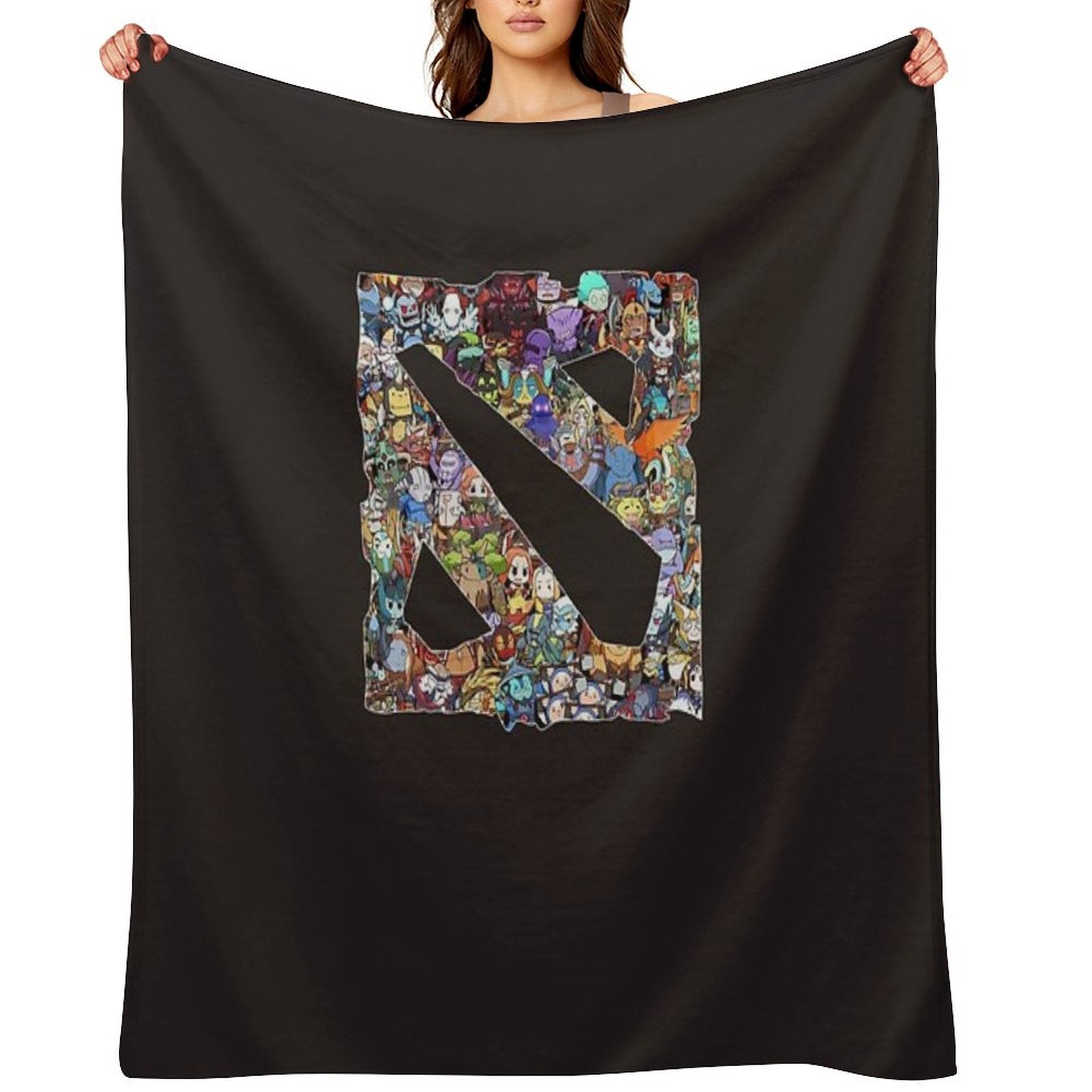All Heroes in Dota 2 Logo, Dota, Dota 2, Hero, Thunder Predator Rtz, Nigma, Og, Secret, Eg, Funny Throw Blanket