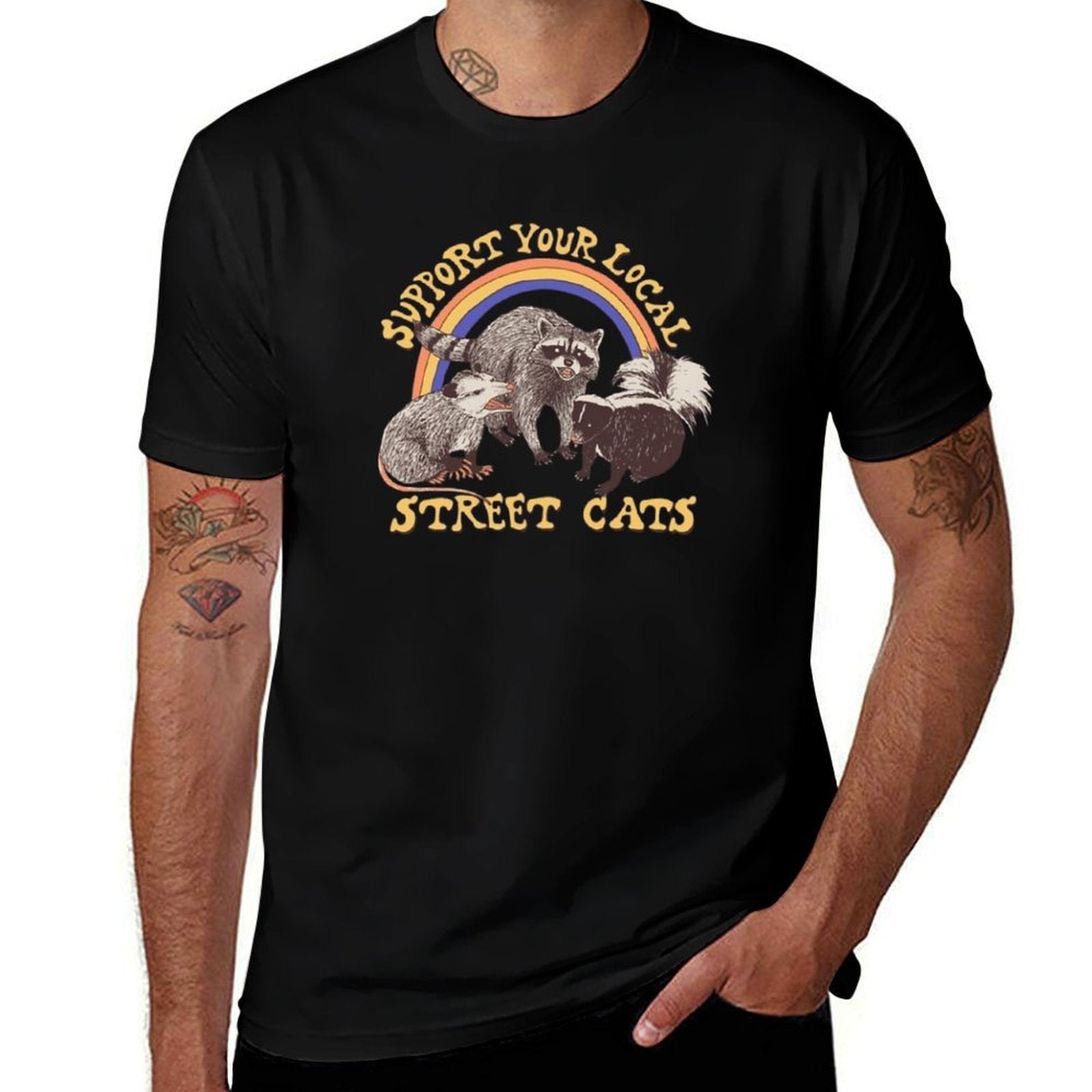 Street Cats  Graphic-printed T-Shirt