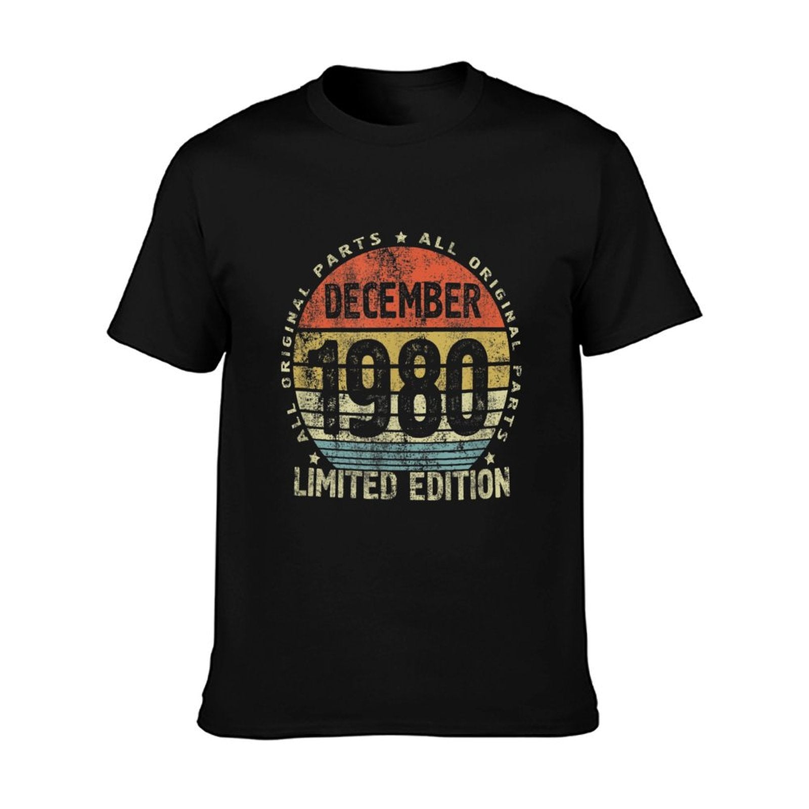 40th Birthday Womens Gift, December 1980 Limited Edition  High-quality Stitching T-Shirt
