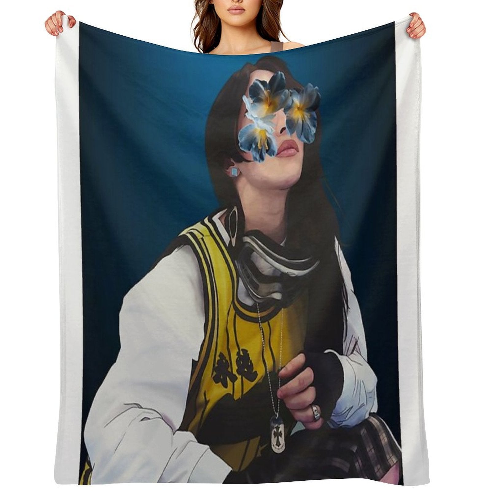 Spotlight on Billie Eilish Throw Blanket