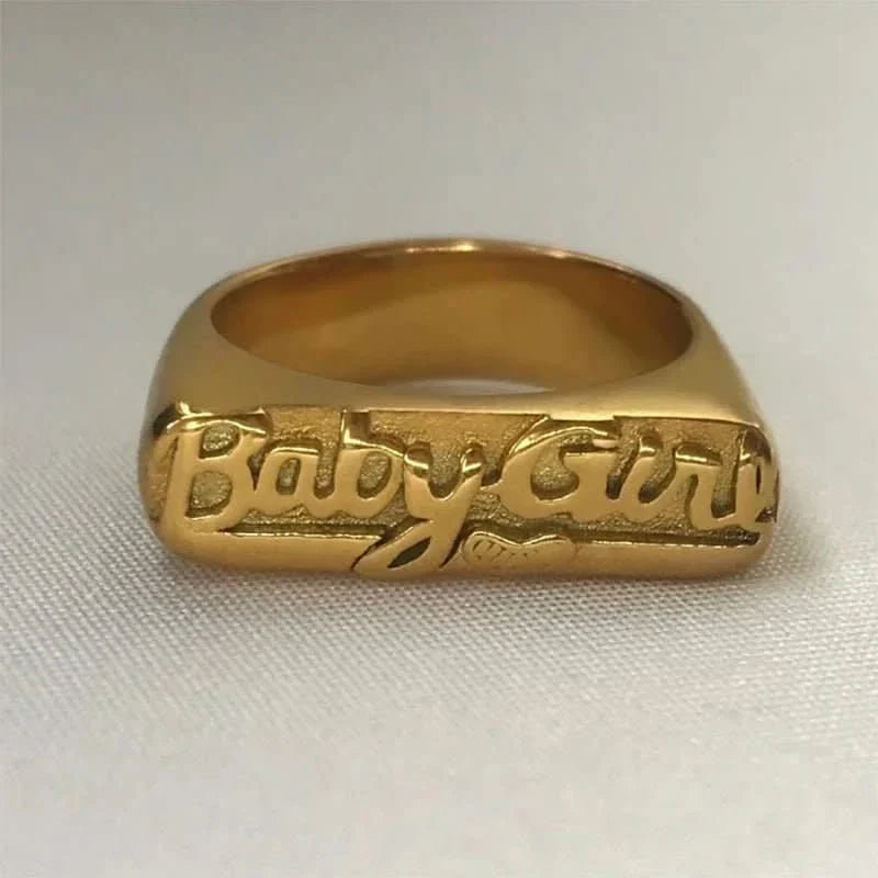 BabyGirl Signet Ring