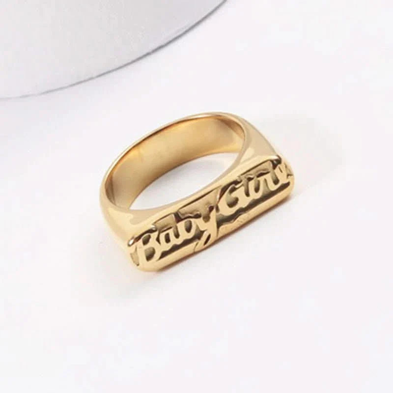 BabyGirl Signet Ring