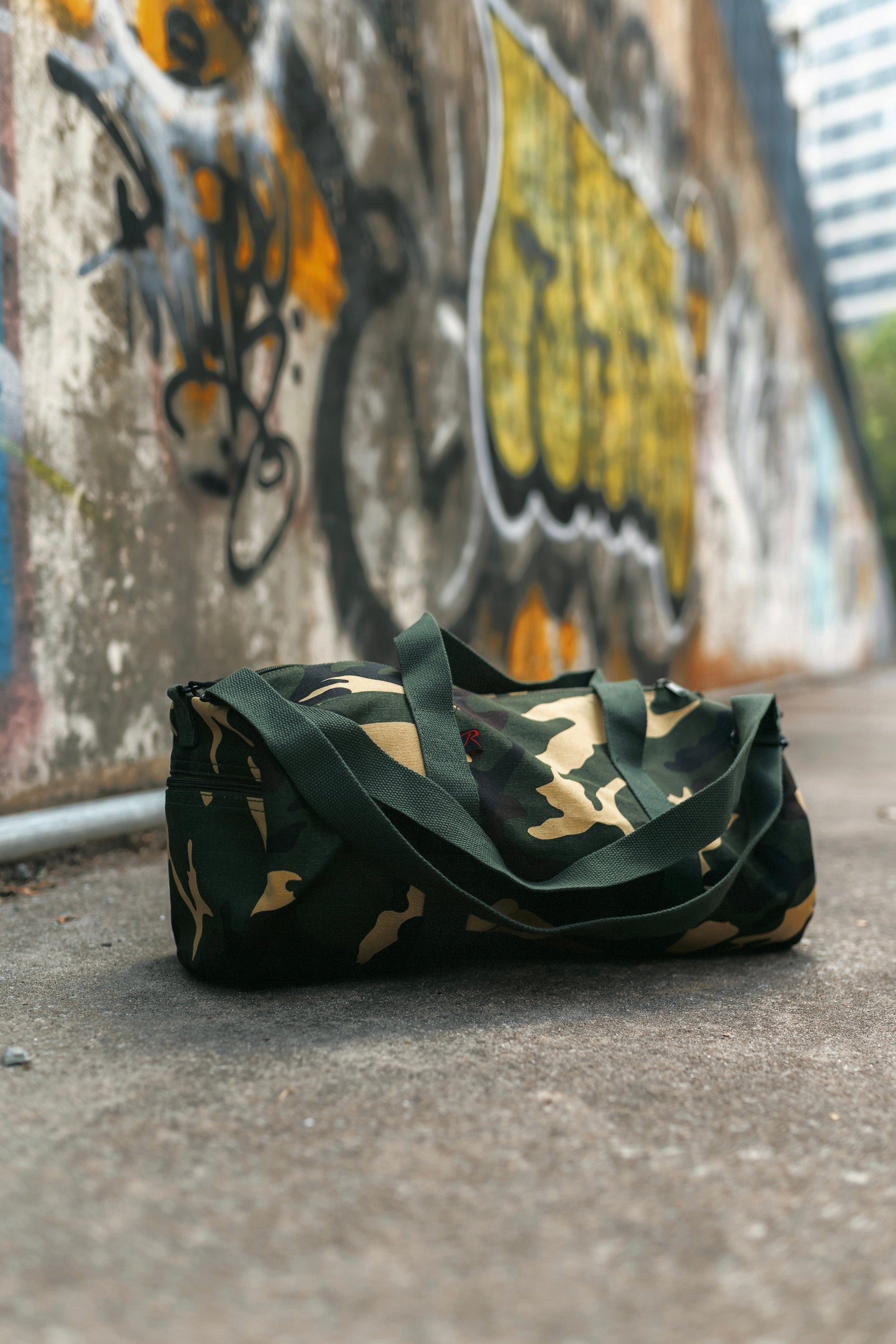 Canvas Shoulder Duffle Bag