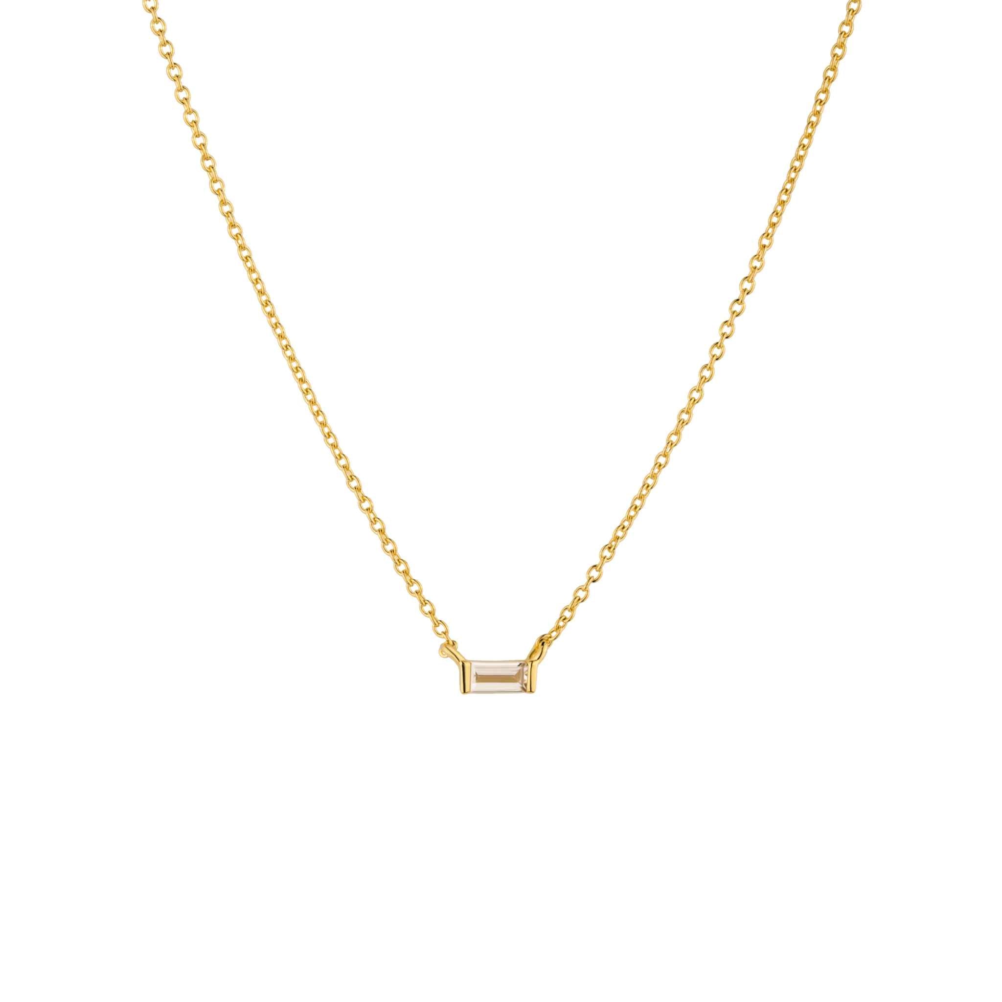 Baguette Sparkle Necklace