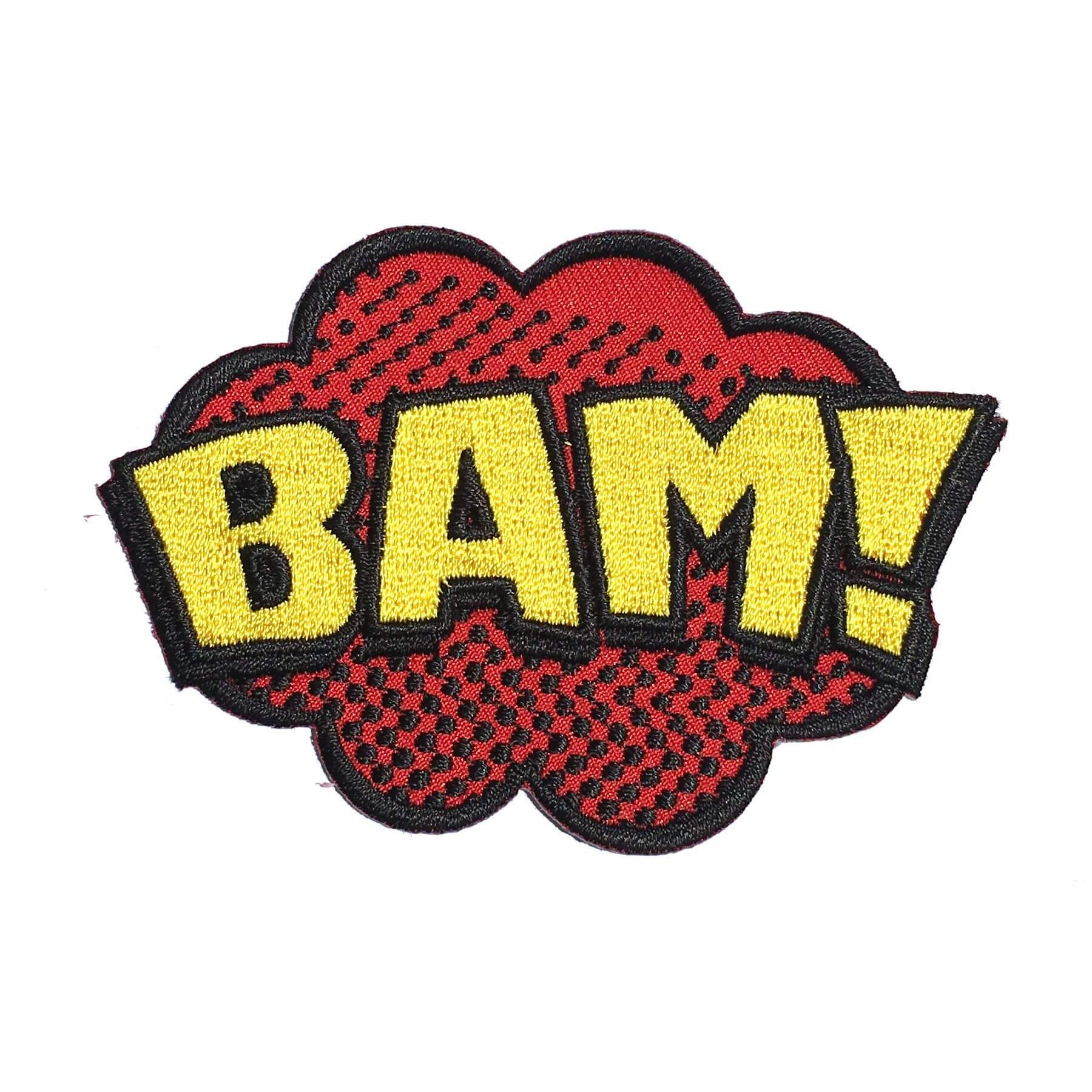 &amp;quot;BAM!&amp;quot; Comic Book Iron-On Patch