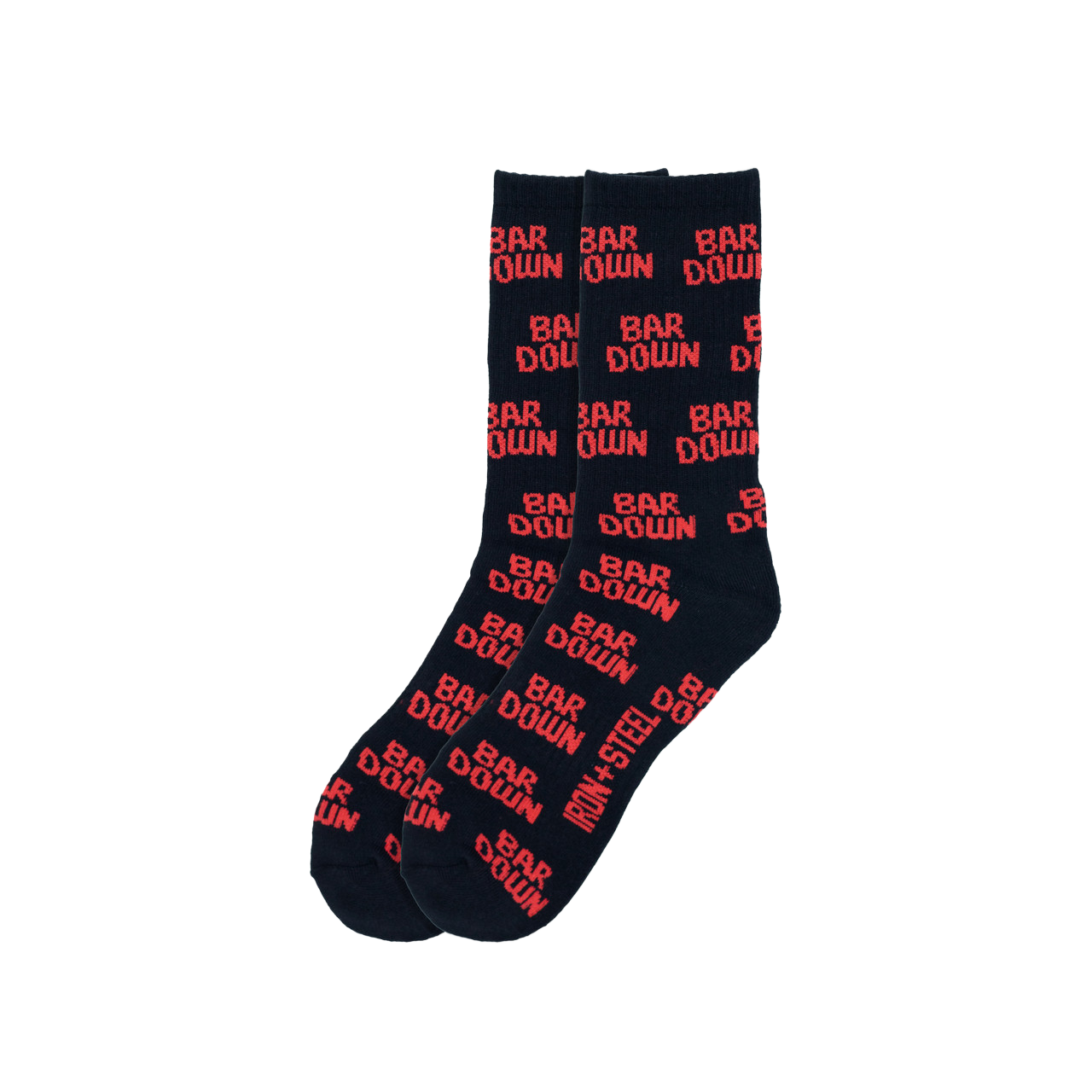 Bar Down Crew Socks