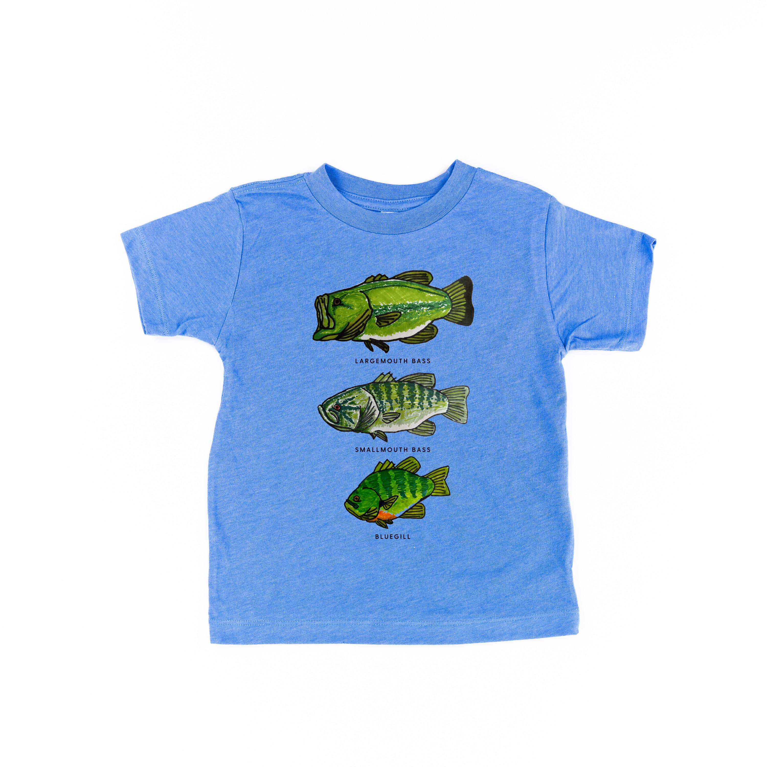 Bass And Bluegill Chart (Hand Drawn) - Child Tee