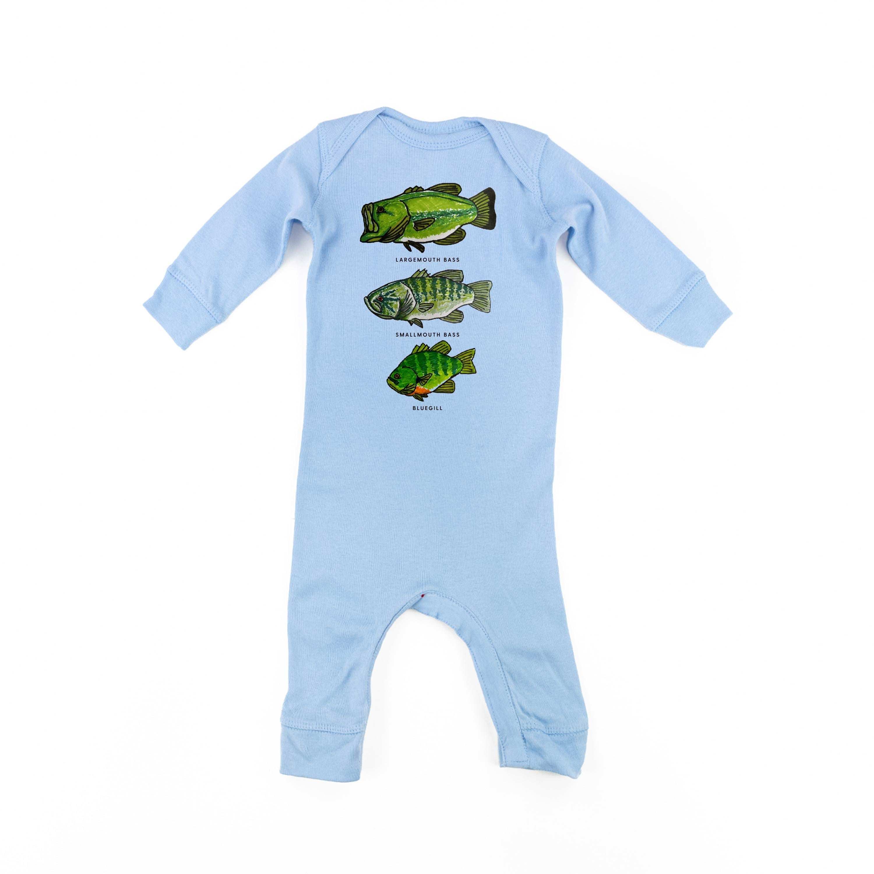 Bass And Bluegill Chart (Hand Drawn) - Baby Sleeper