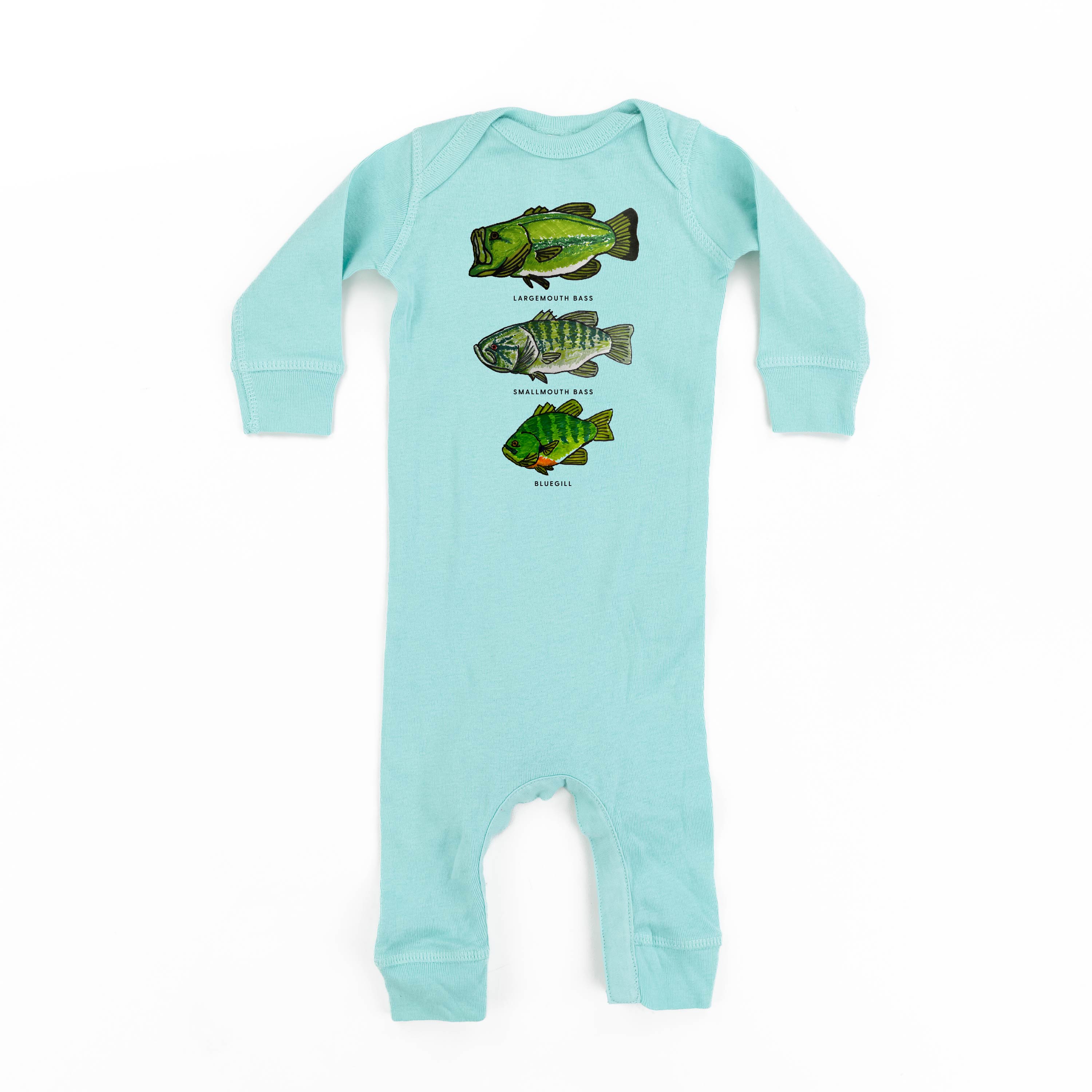 Bass And Bluegill Chart (Hand Drawn) - Baby Sleeper