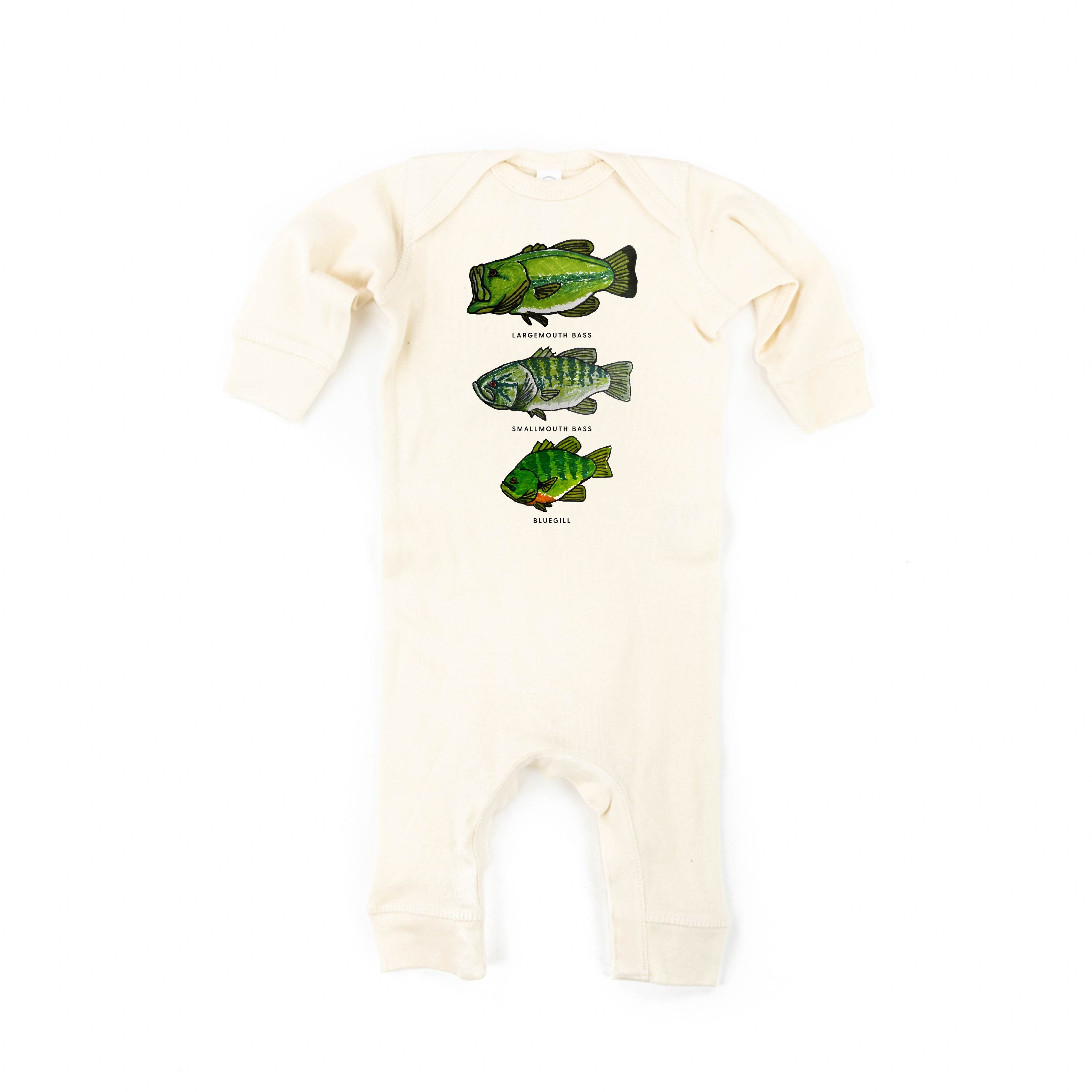 Bass And Bluegill Chart (Hand Drawn) - Baby Sleeper