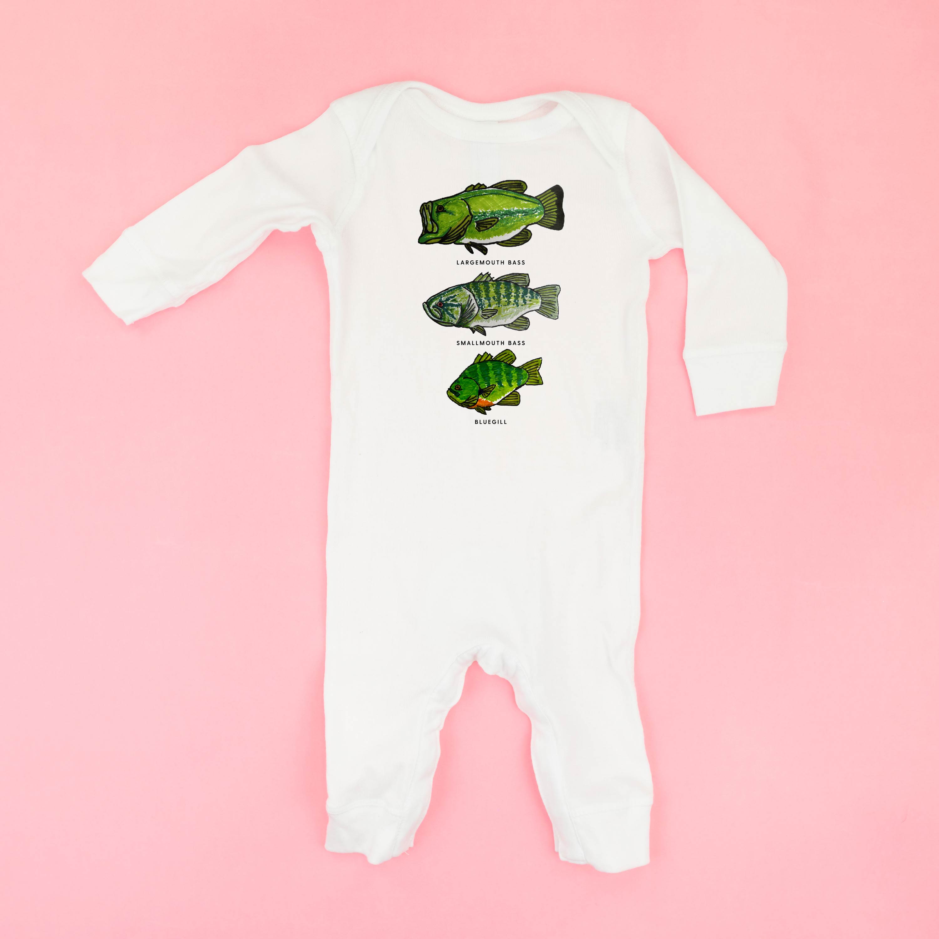 Bass And Bluegill Chart (Hand Drawn) - Baby Sleeper