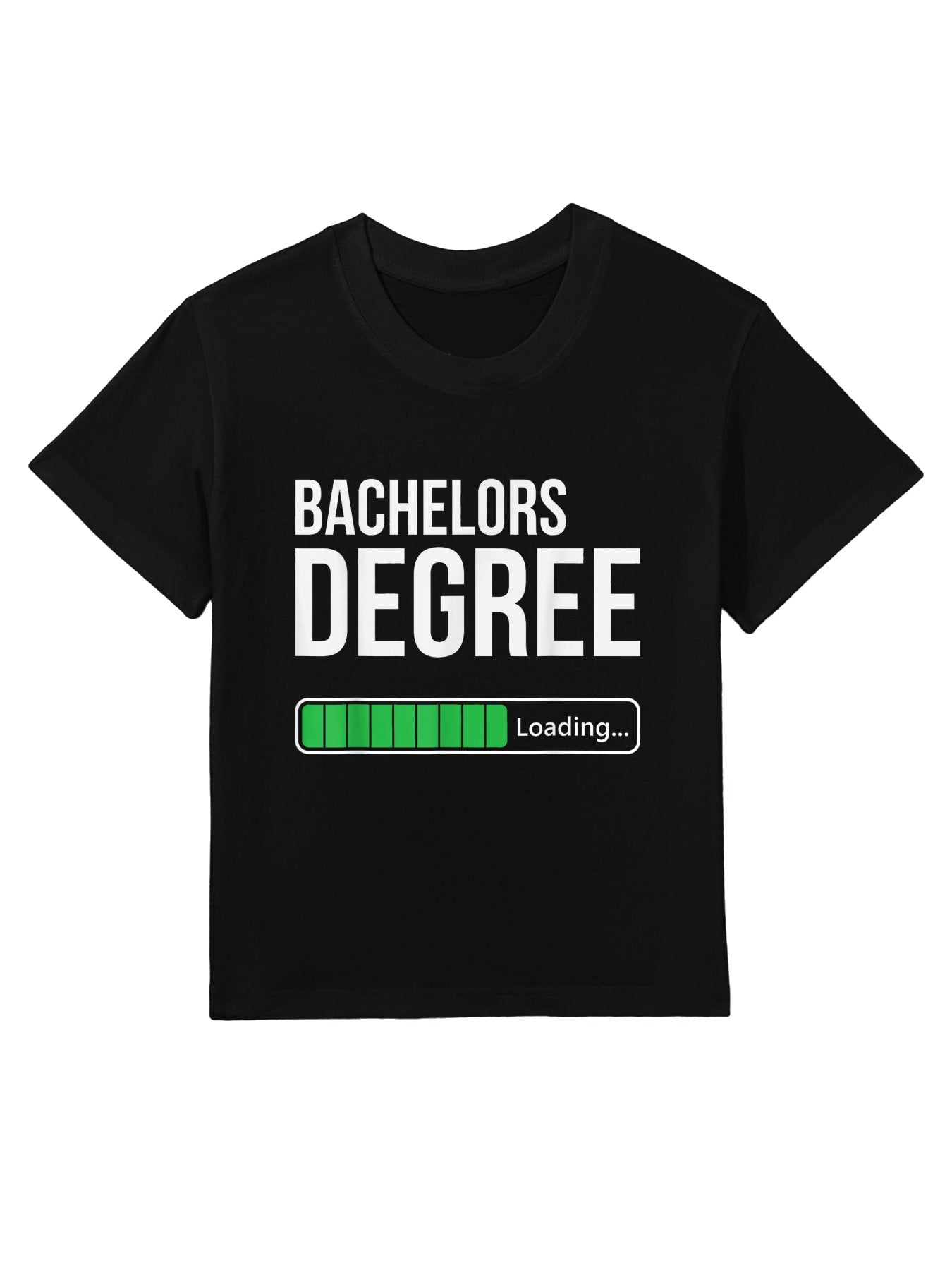 Bachelors Degree Loading Funny College Student Graduation Kids T-Shirt