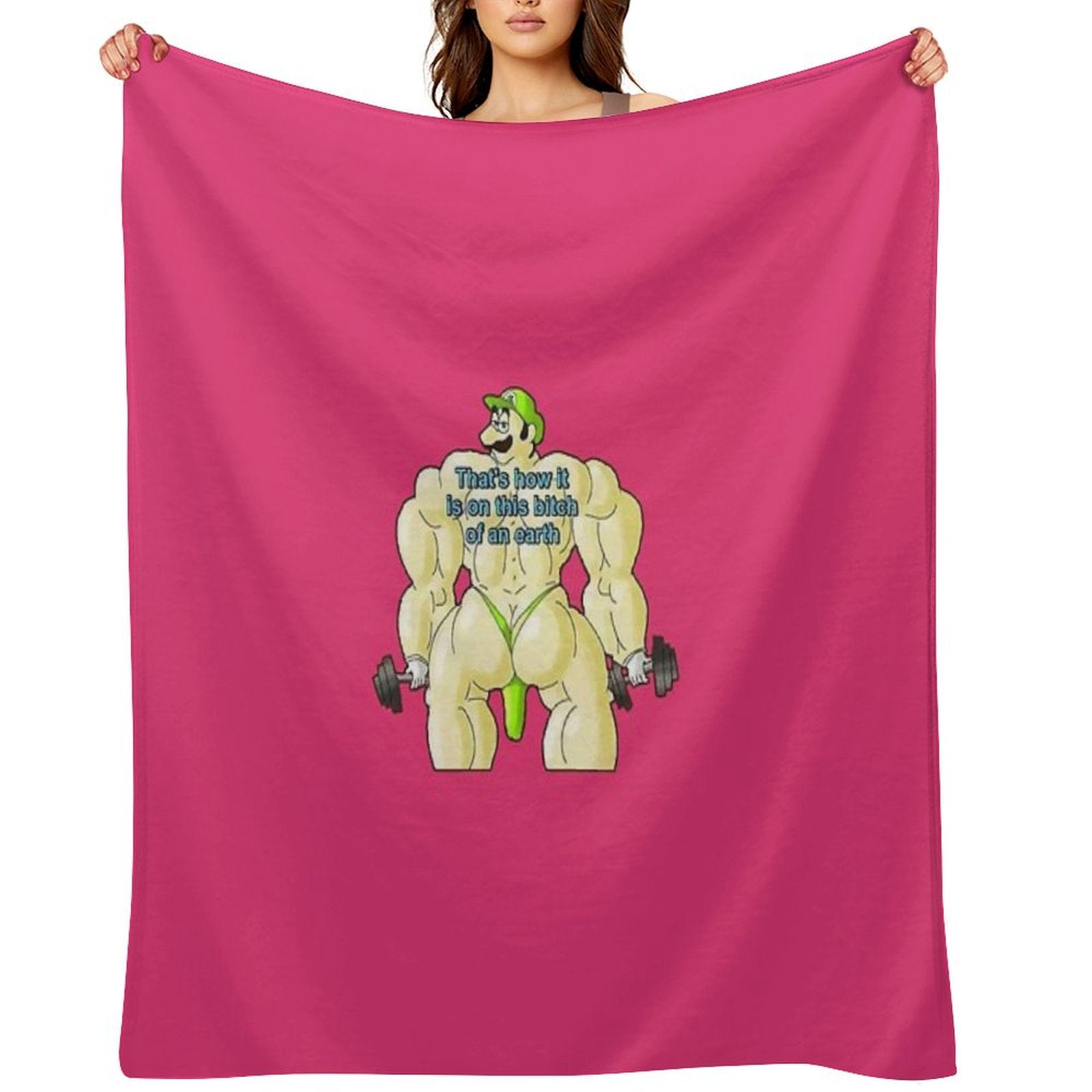 Swole Italian Enzo That&amp;#39;s How It Is Throw Blanket