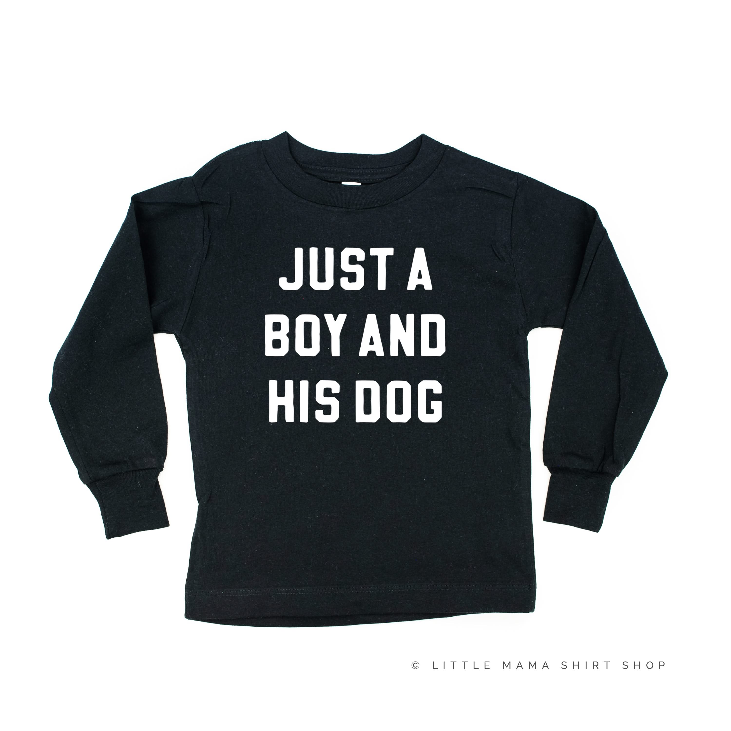 Just a Boy and His Dog - Child Long Sleeve Tee