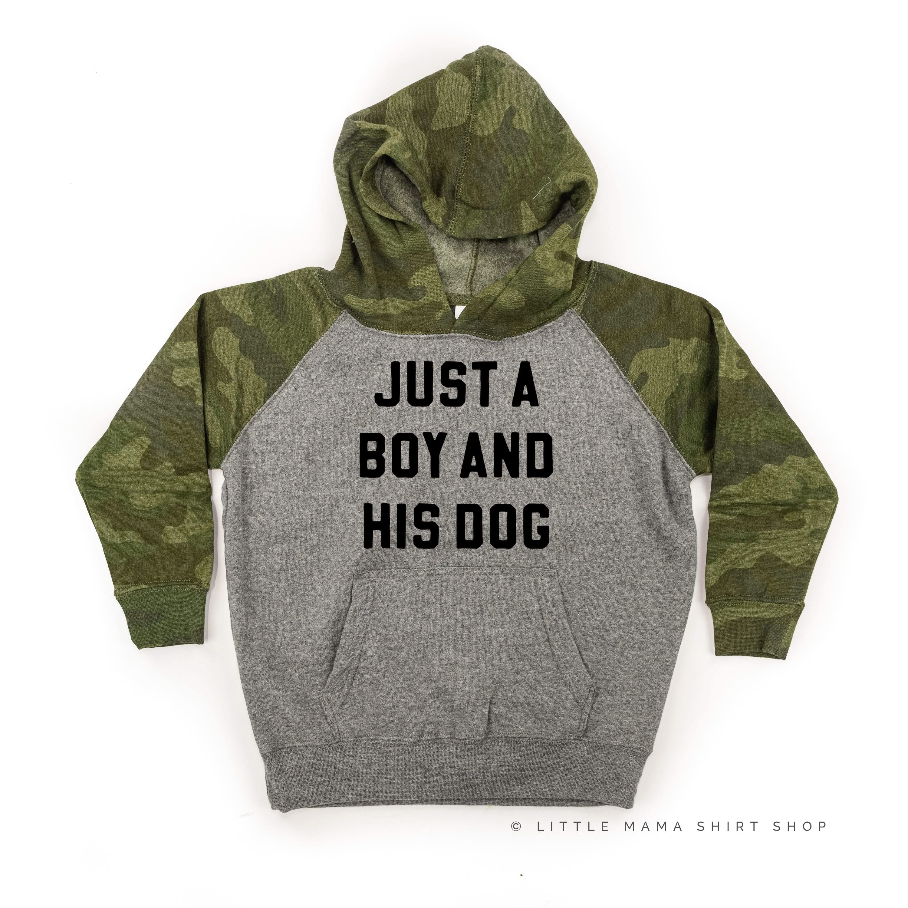 Just a Boy and His Dog - Child Hoodie