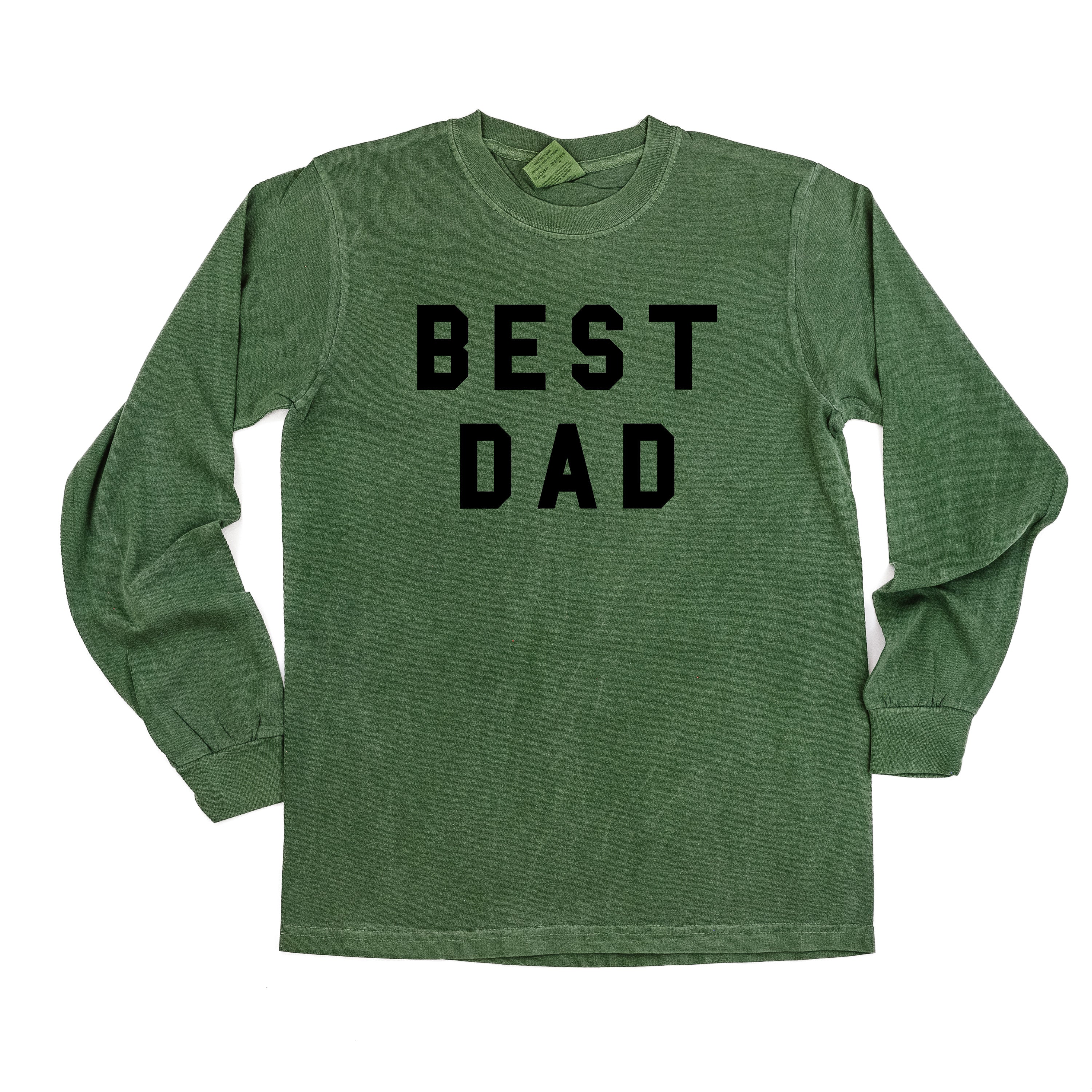 Best Dad - Long Sleeve Comfort Colors Tee
