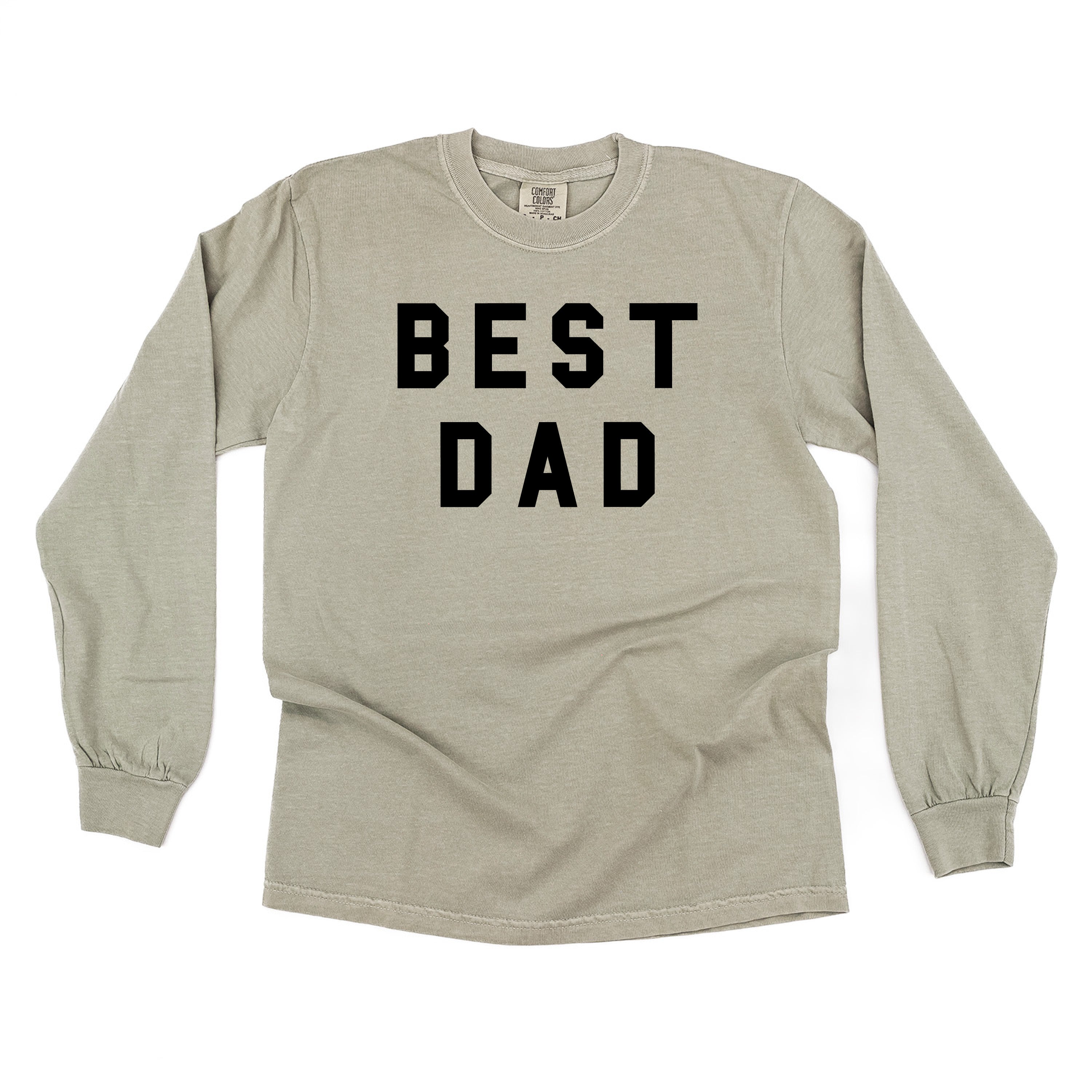 Best Dad - Long Sleeve Comfort Colors Tee