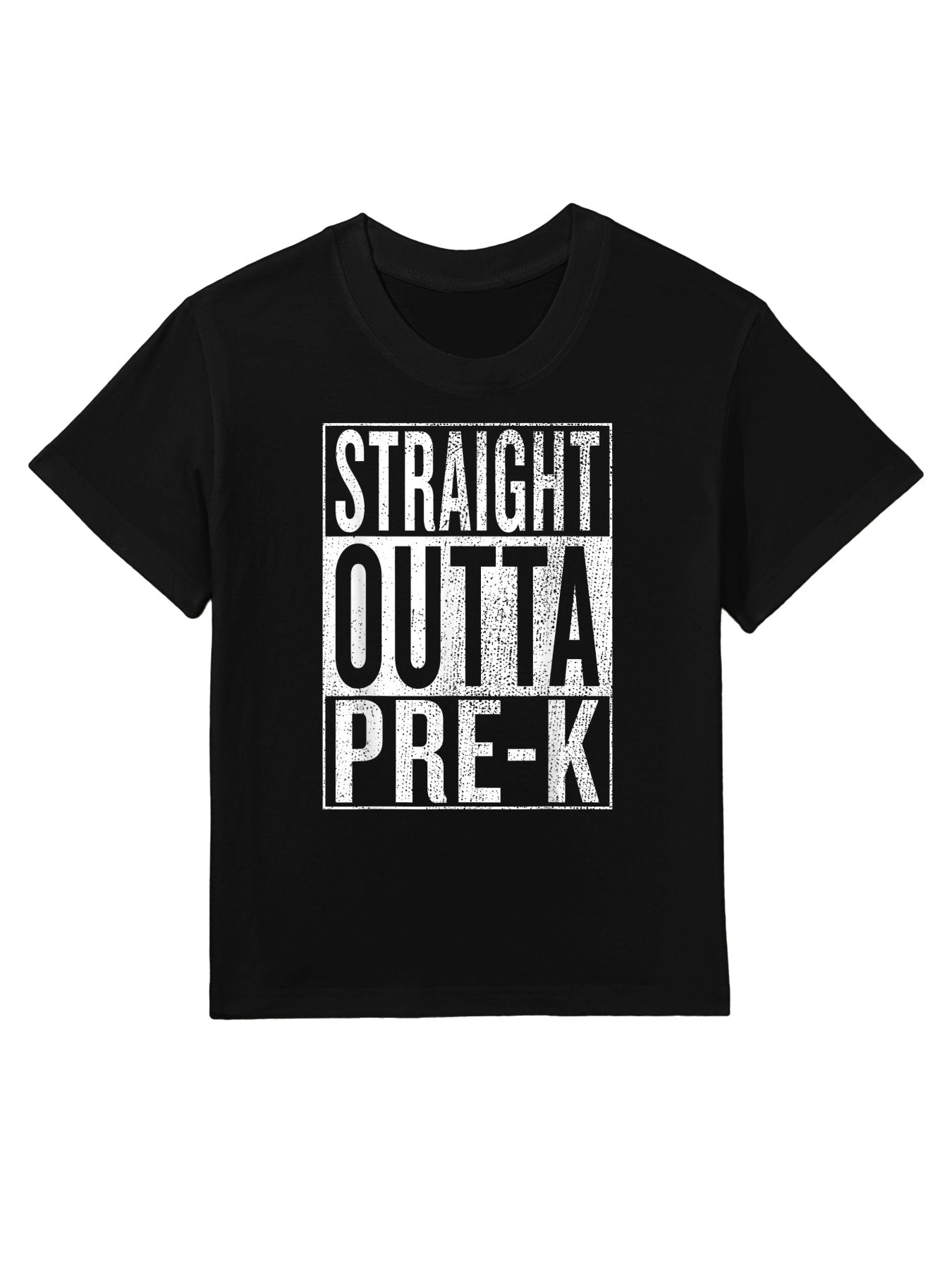 Straight Outta Pre-K Graduation Funny Pre Kindergarten Grad Kids T-Shirt