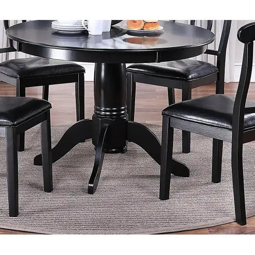 (.24) Style Loft Collection Classic Round 5pc Dining Set