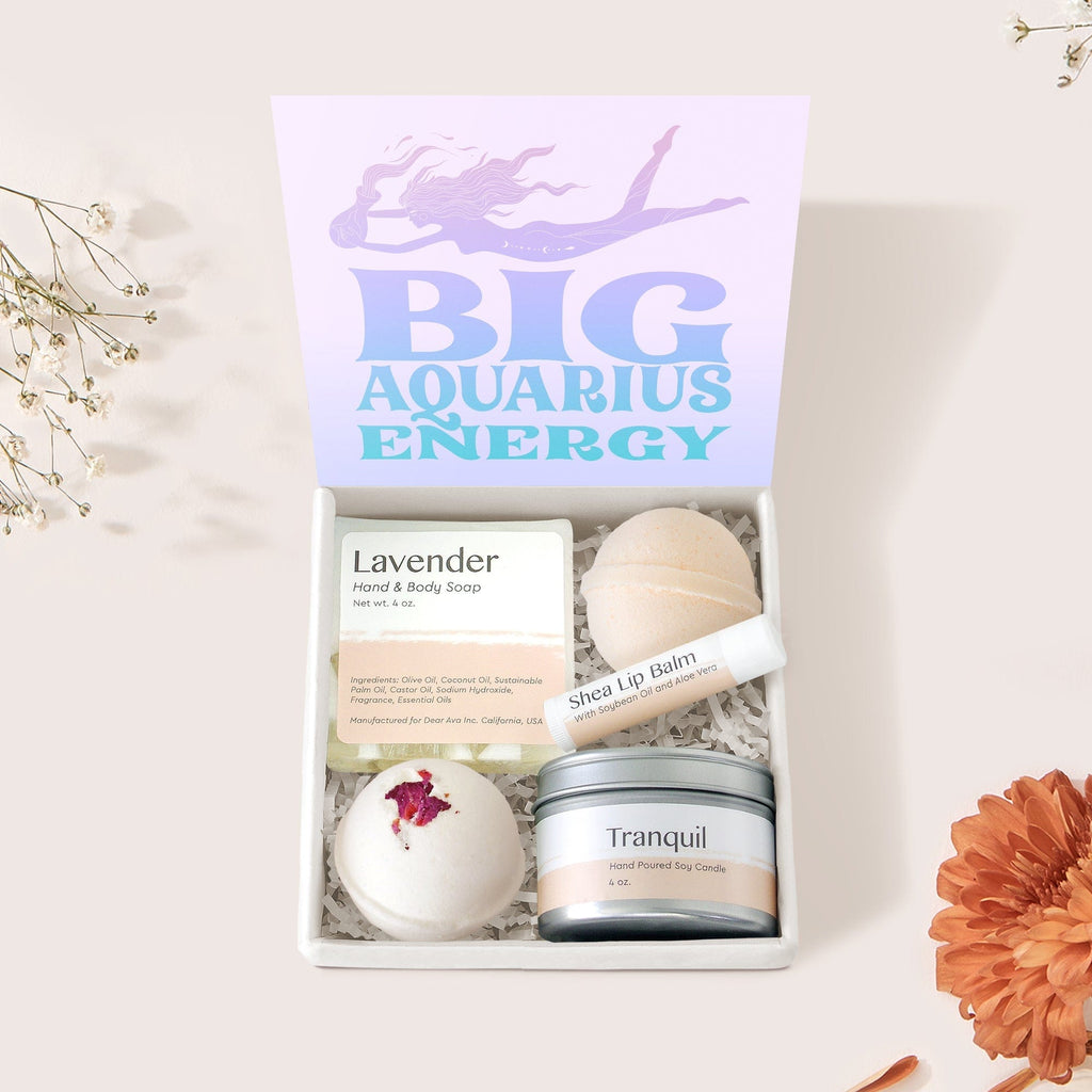 Big Aquarius Energy Zodiac Gift Box Set